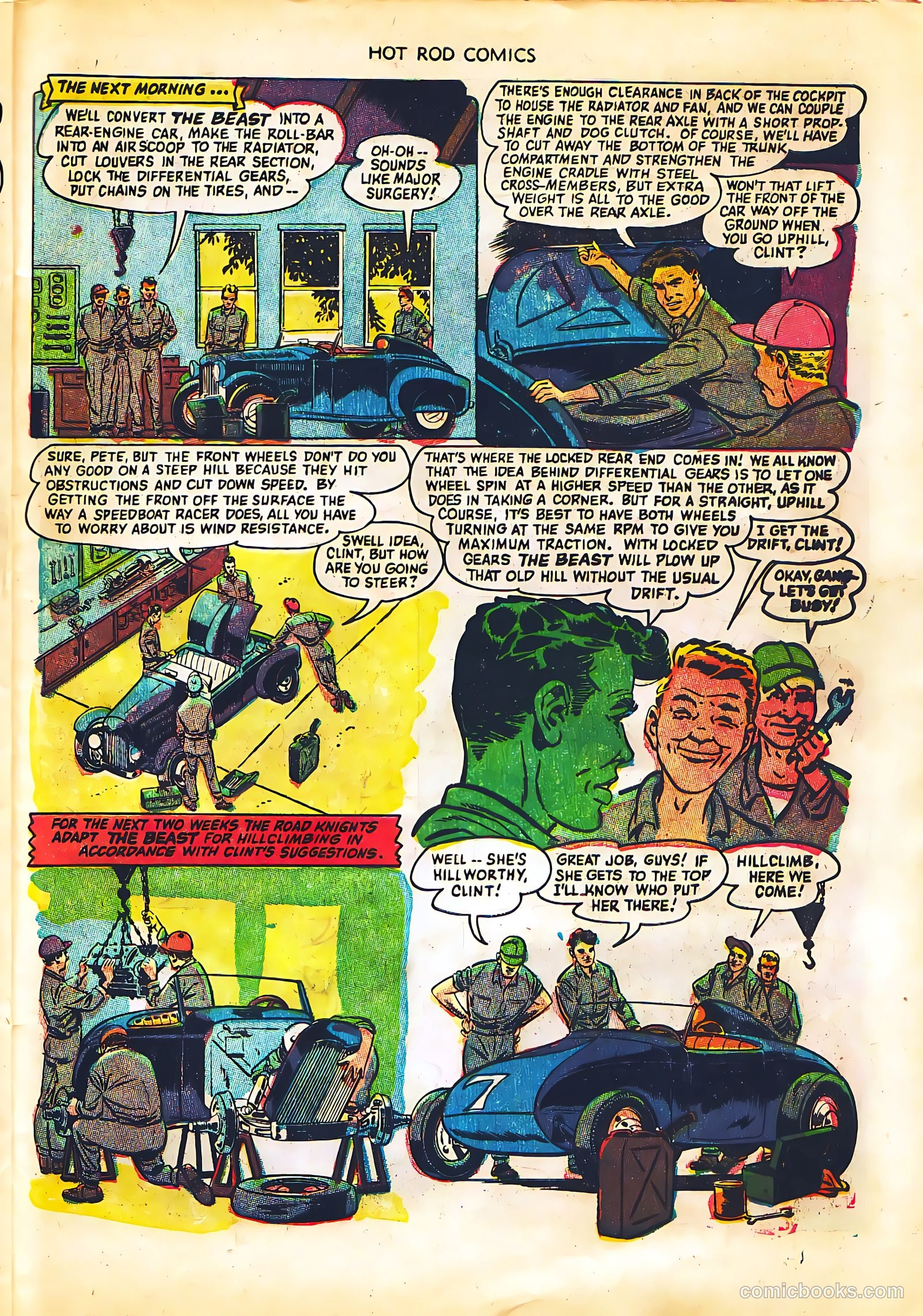 Hot Rod Comics #6 (1952) — page 28 of 37