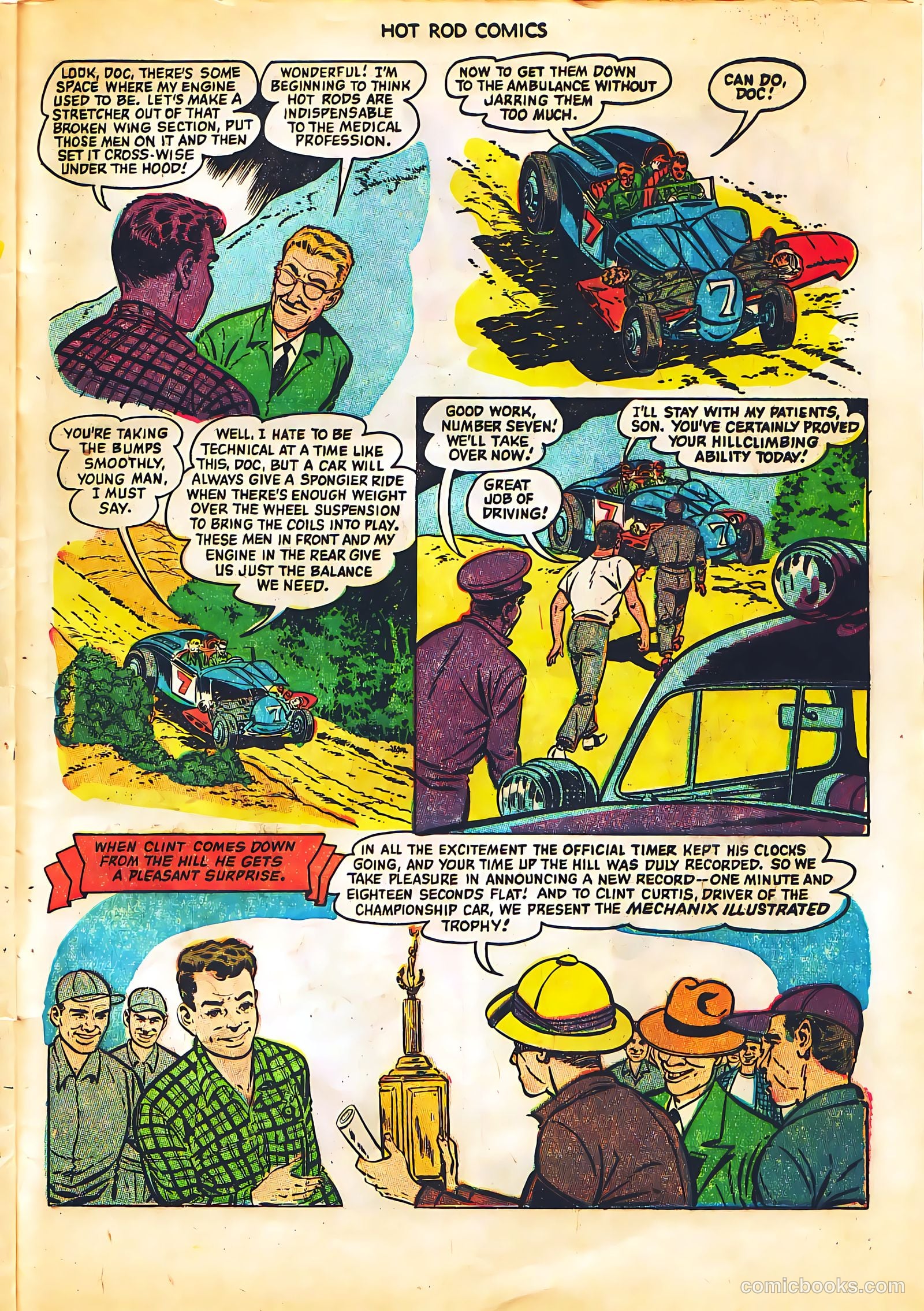 Hot Rod Comics #6 (1952) — page 34 of 37