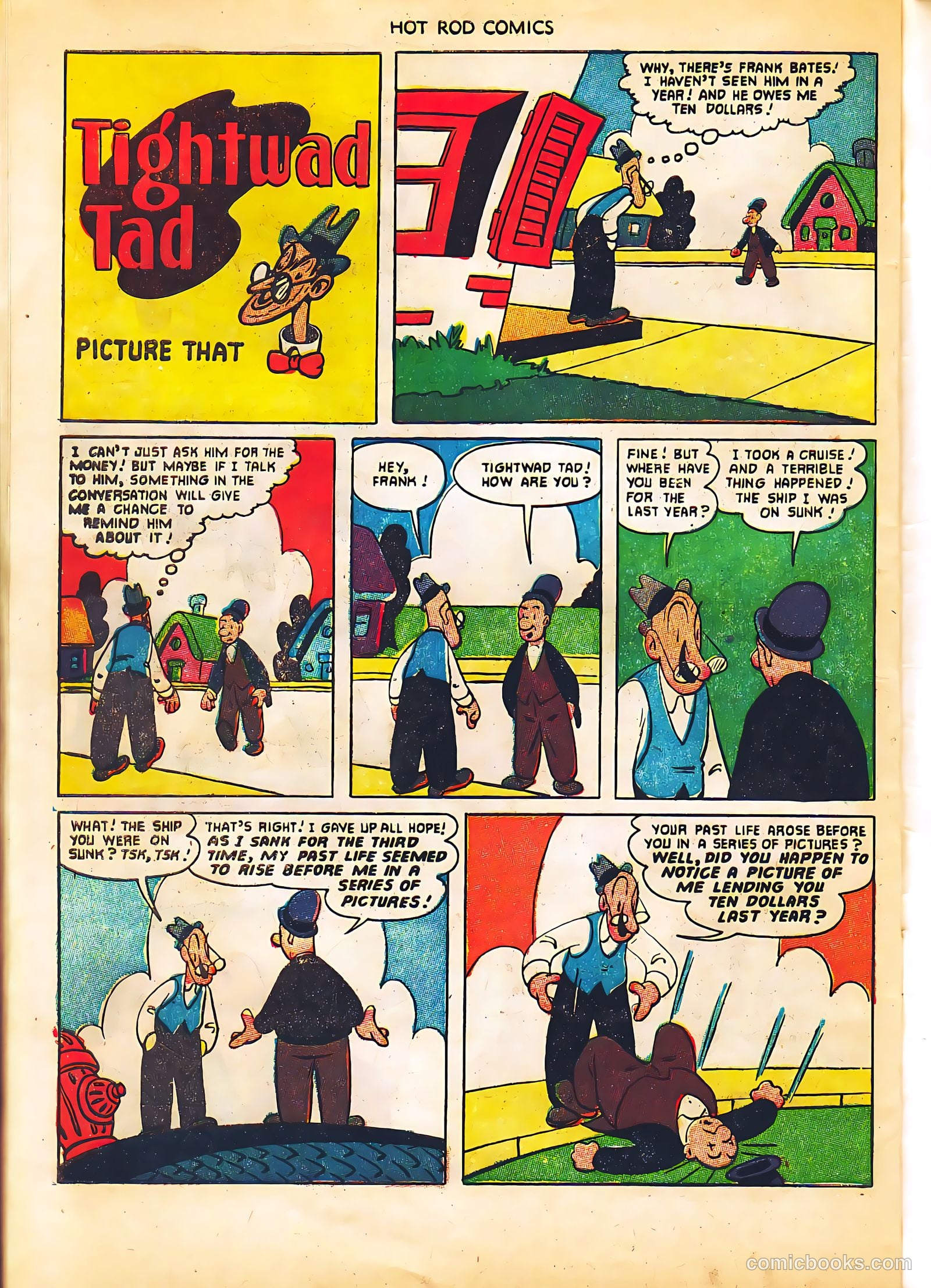 Hot Rod Comics #6 (1952) — page 35 of 37