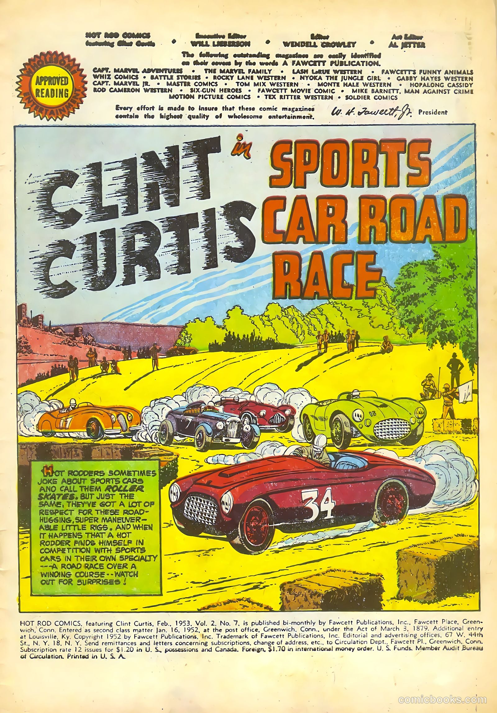 Hot Rod Comics #7 (1953) — page 3 of 36