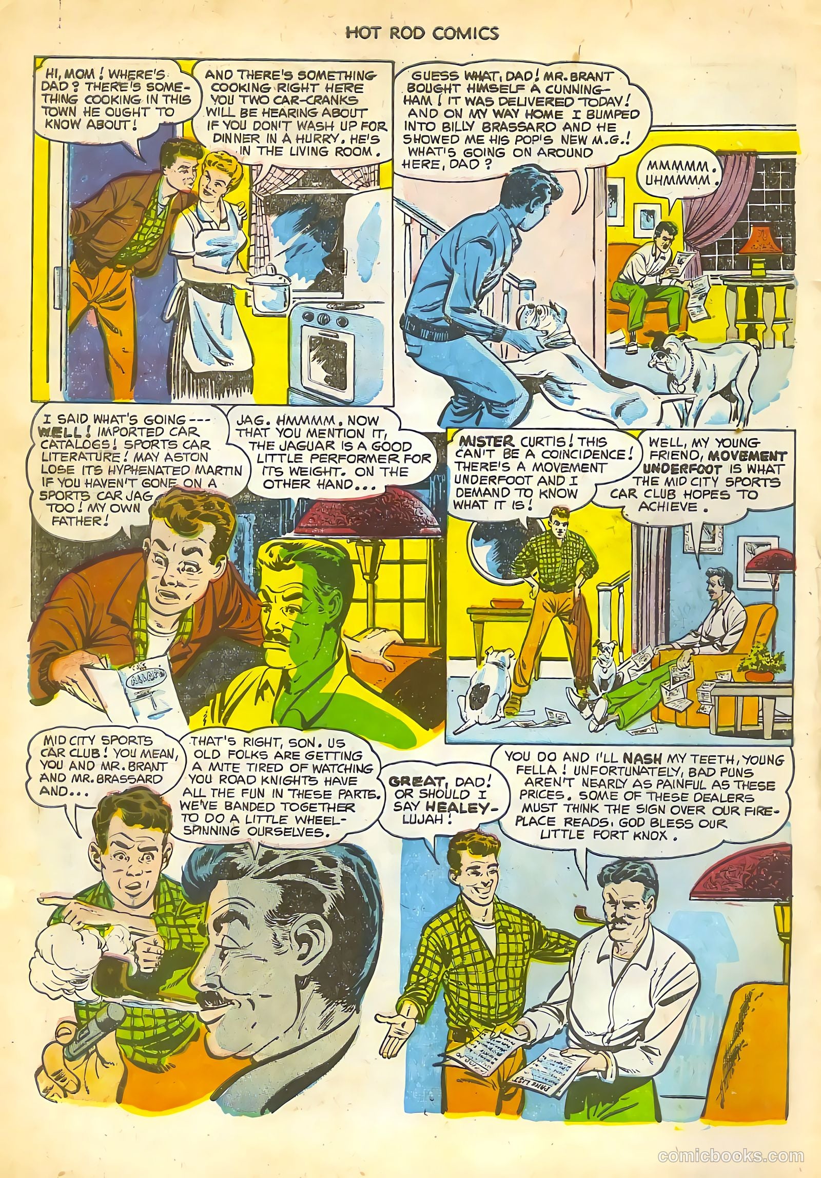 Hot Rod Comics #7 (1953) — page 6 of 36