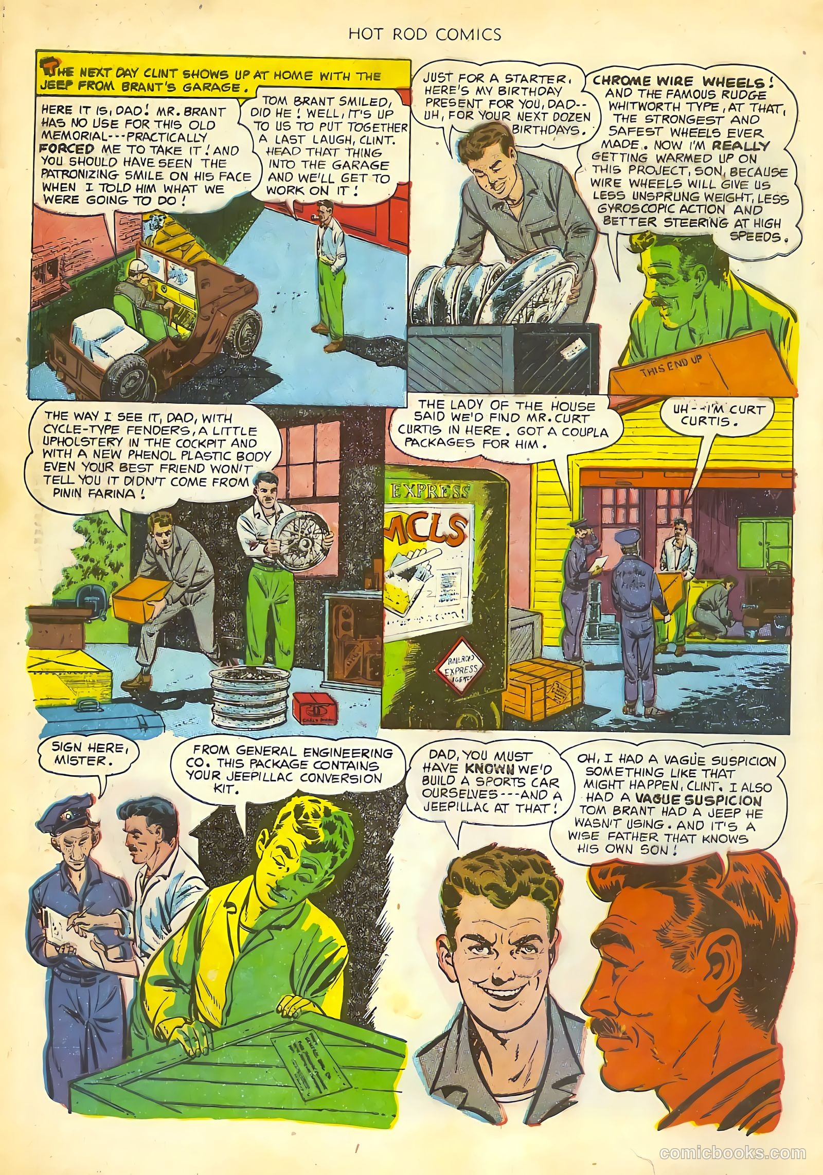 Hot Rod Comics #7 (1953) — page 8 of 36