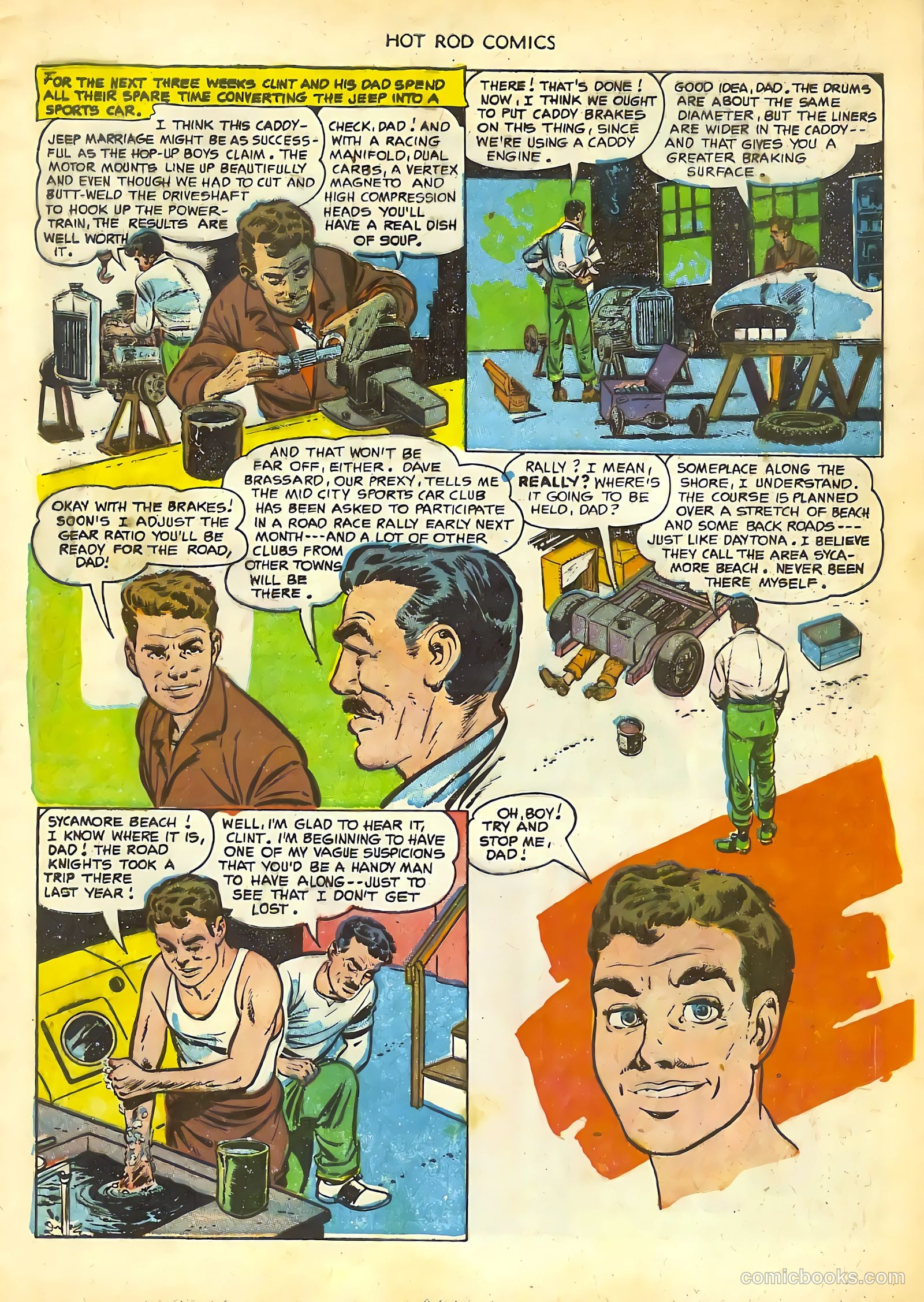 Hot Rod Comics #7 (1953) — page 9 of 36