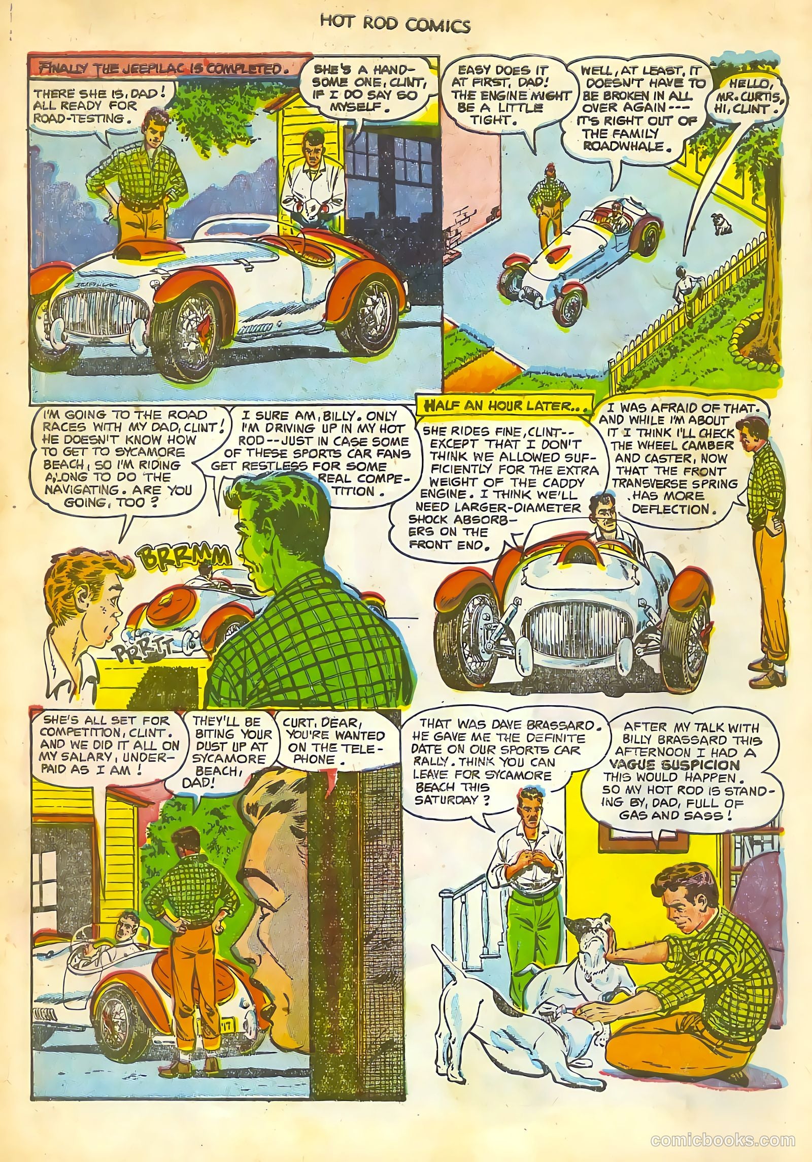Hot Rod Comics #7 (1953) — page 10 of 36