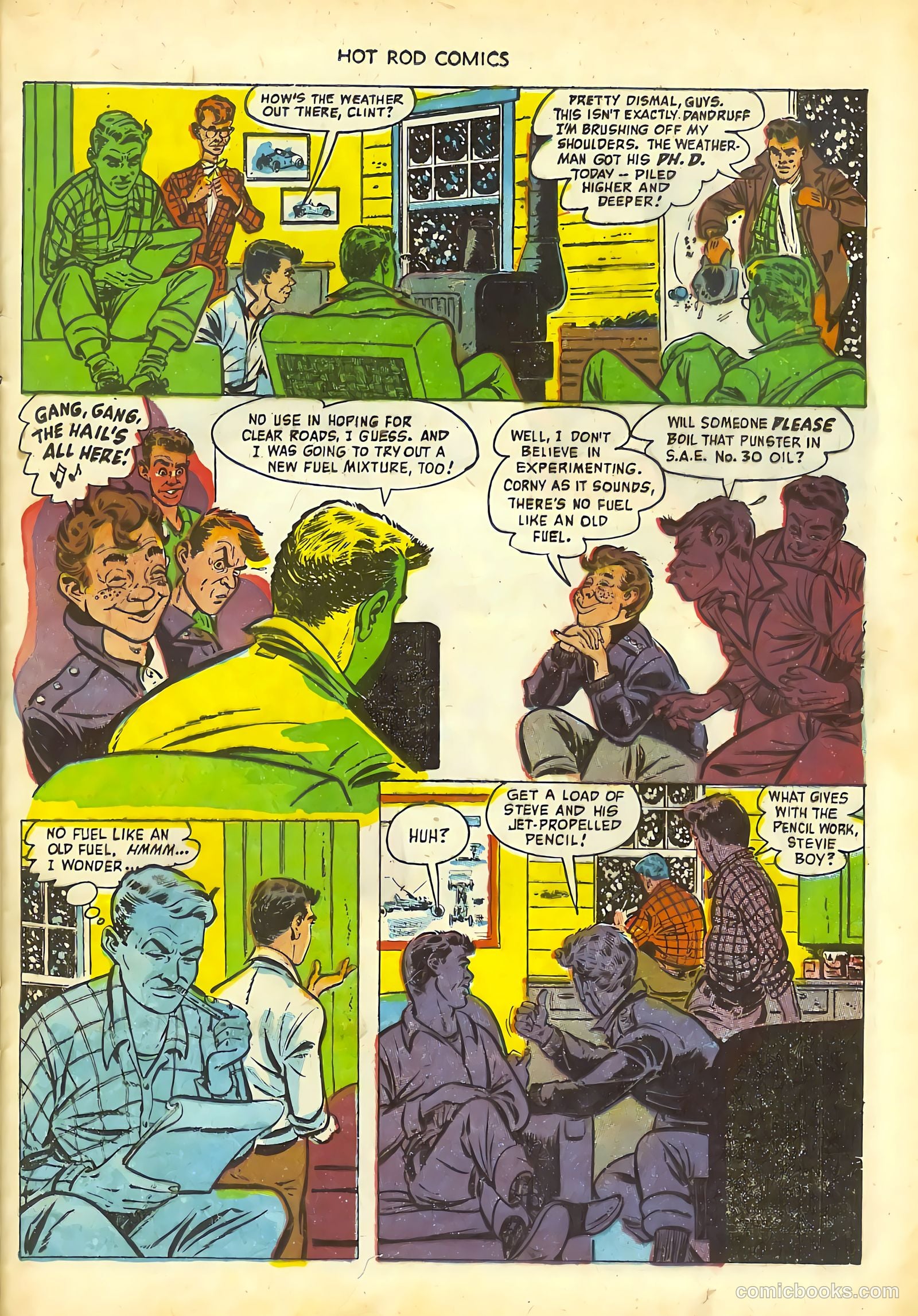 Hot Rod Comics #7 (1953) — page 25 of 36