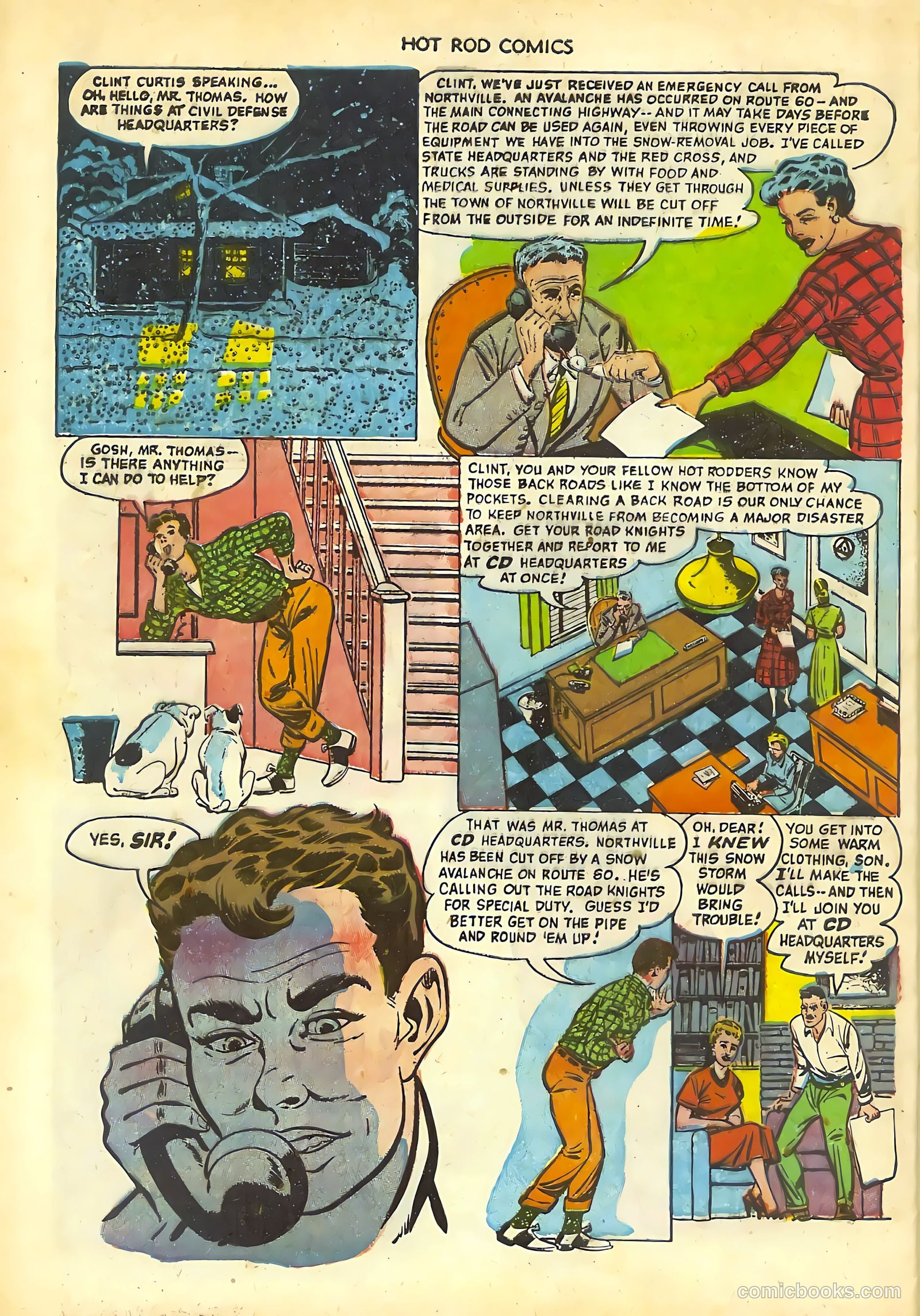 Hot Rod Comics #7 (1953) — page 28 of 36