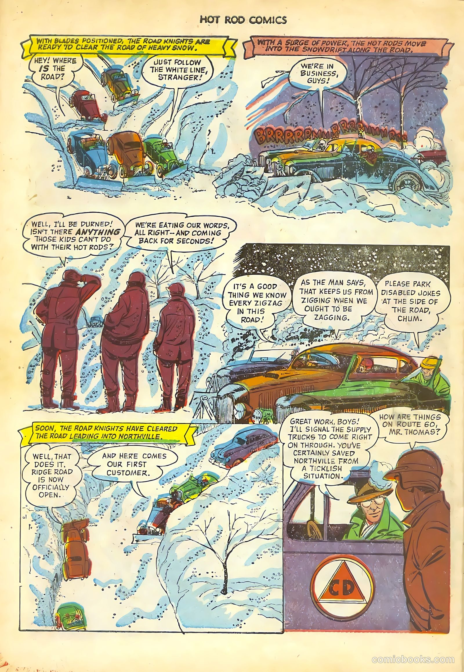 Hot Rod Comics #7 (1953) — page 30 of 36