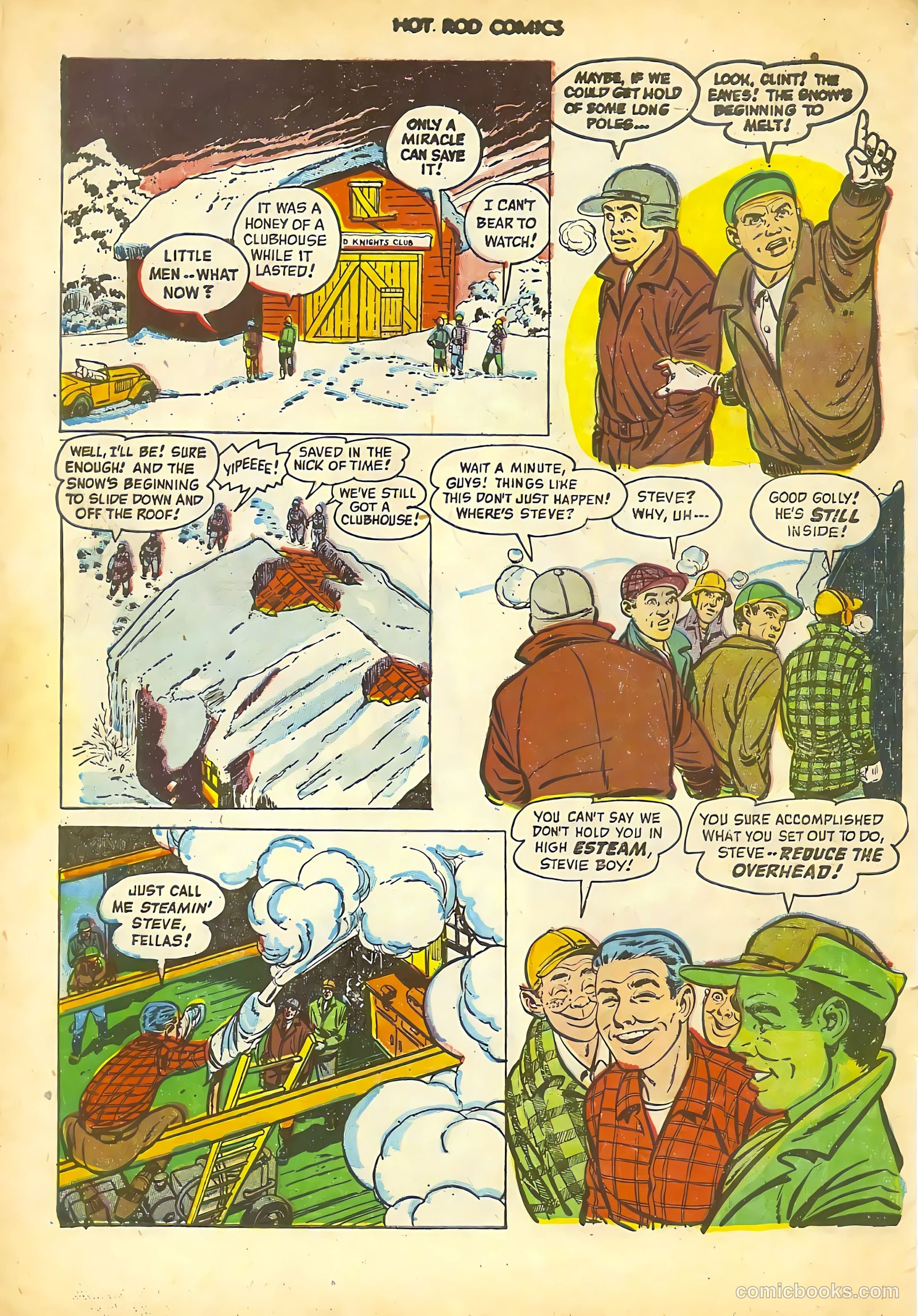 Hot Rod Comics #7 (1953) — page 34 of 36