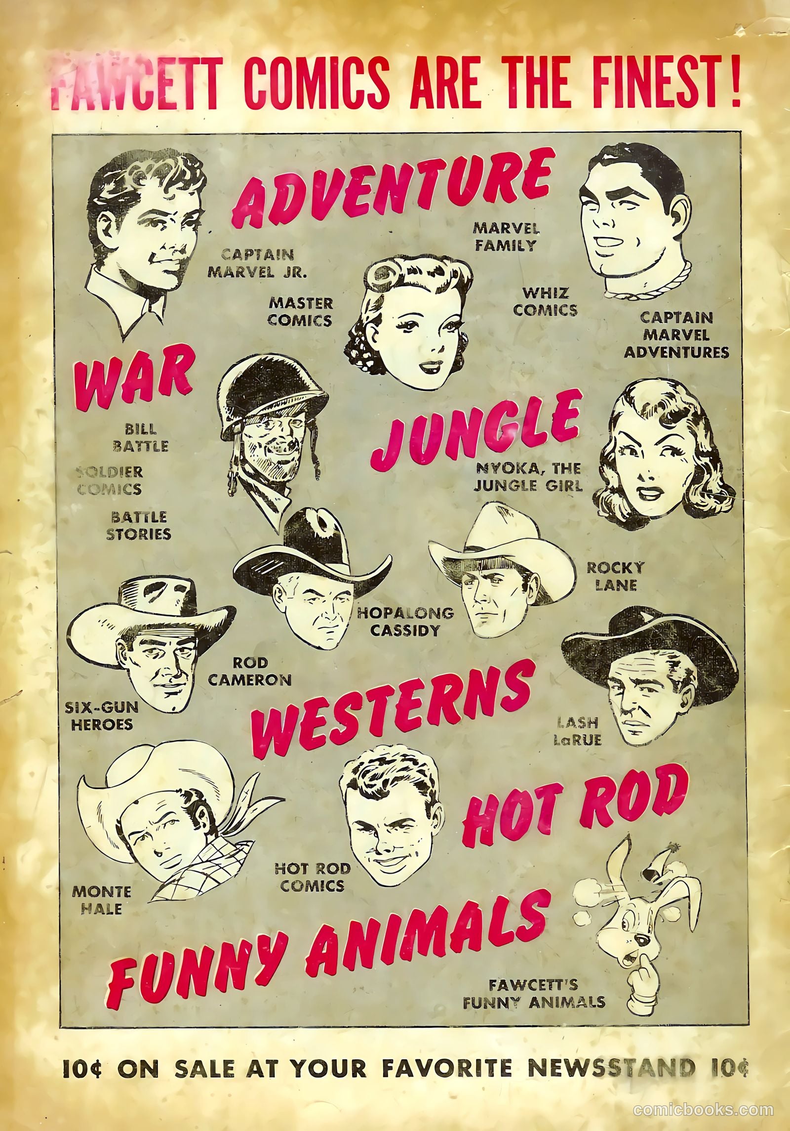 Hot Rod Comics #7 (1953) — page 36 of 36