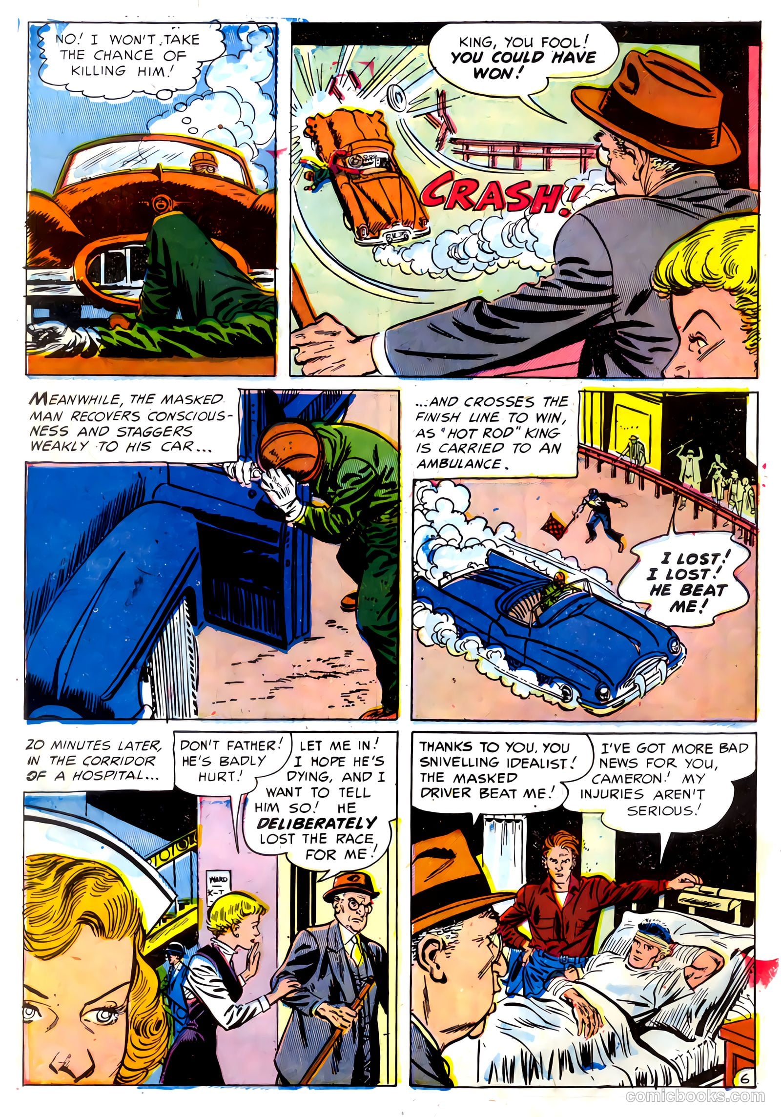 Hot Rod King #1 (1952) — page 8 of 36