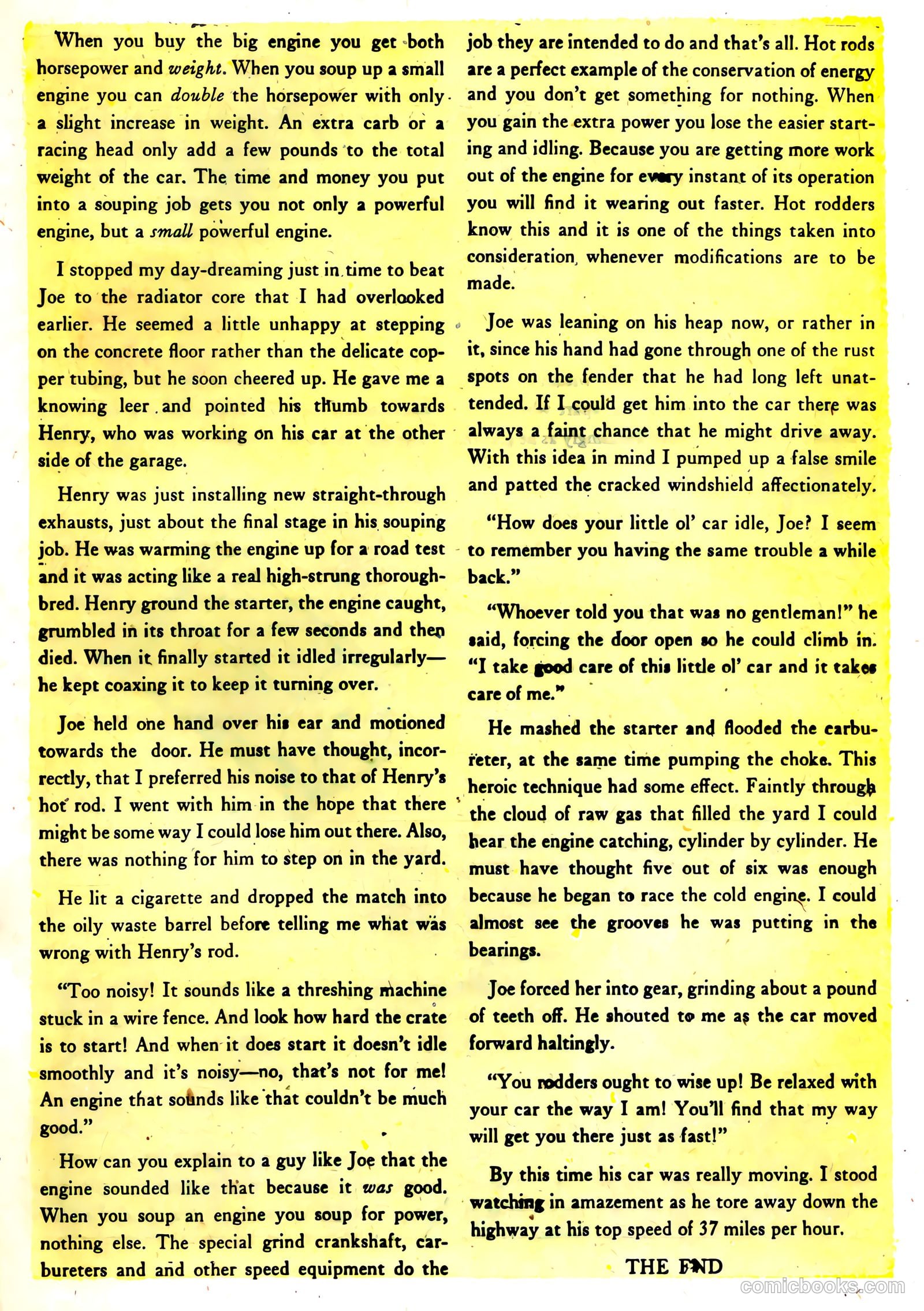 Hot Rod King #1 (1952) — page 17 of 36