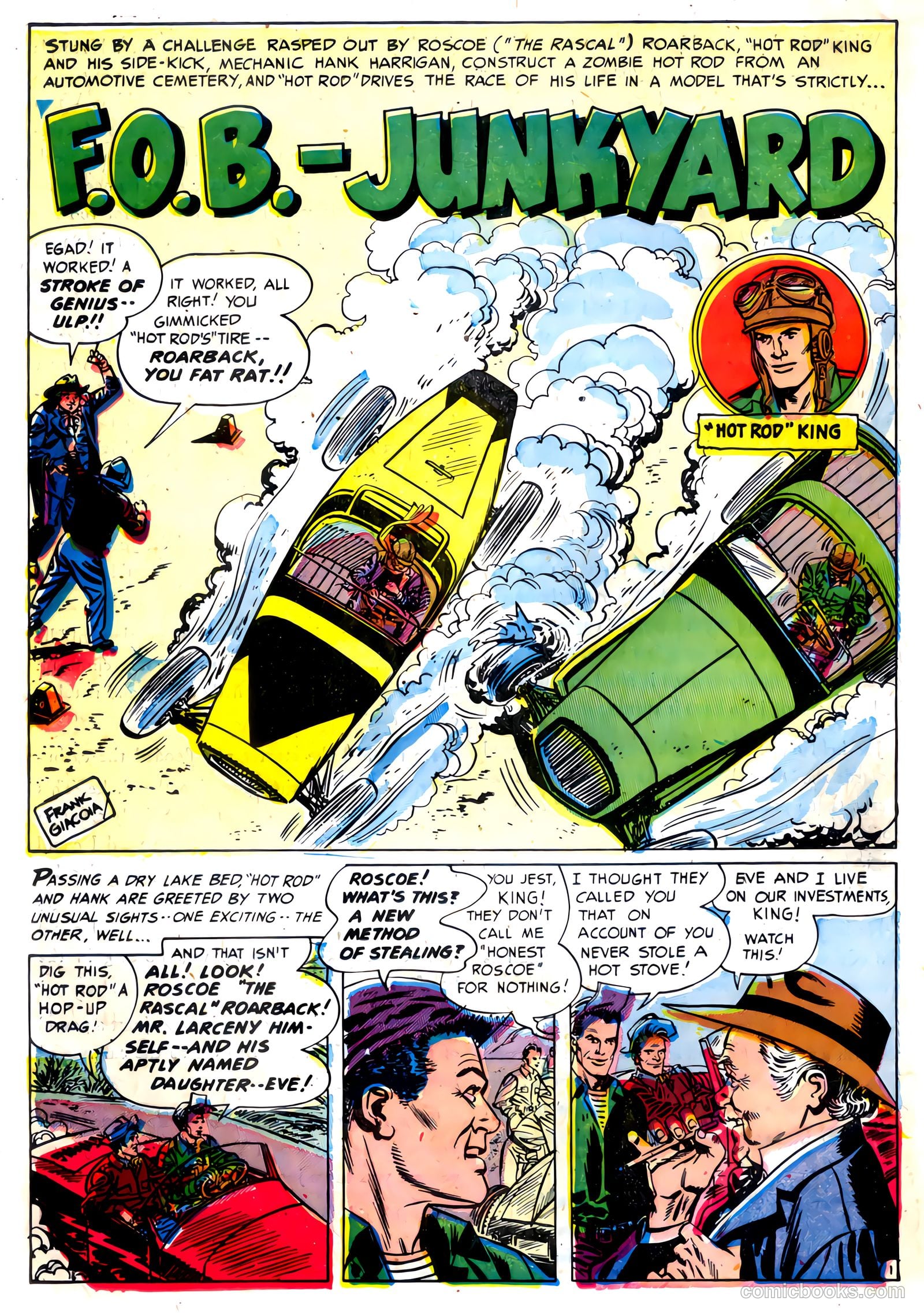 Hot Rod King #1 (1952) — page 18 of 36