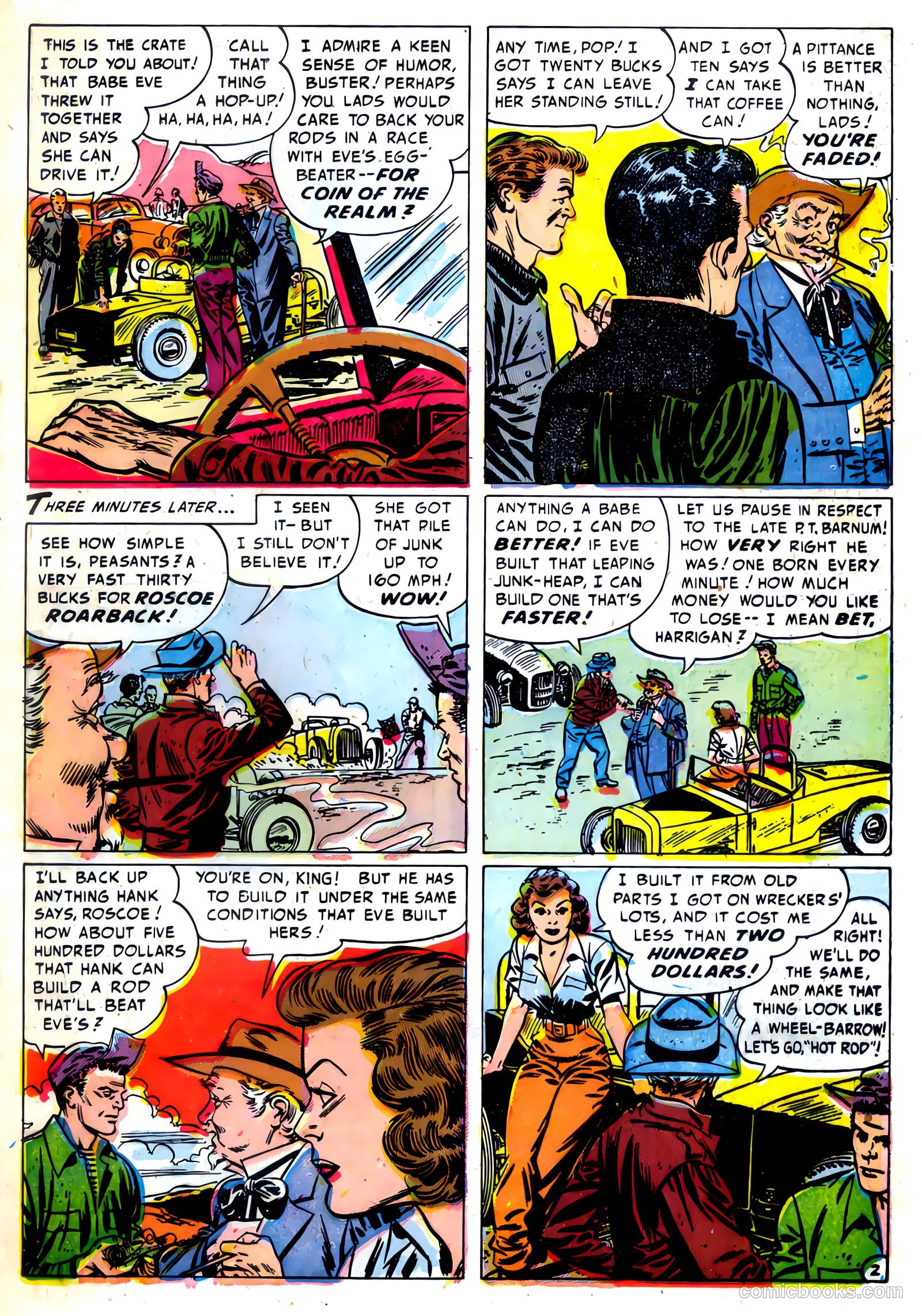 Hot Rod King #1 (1952) — page 19 of 36