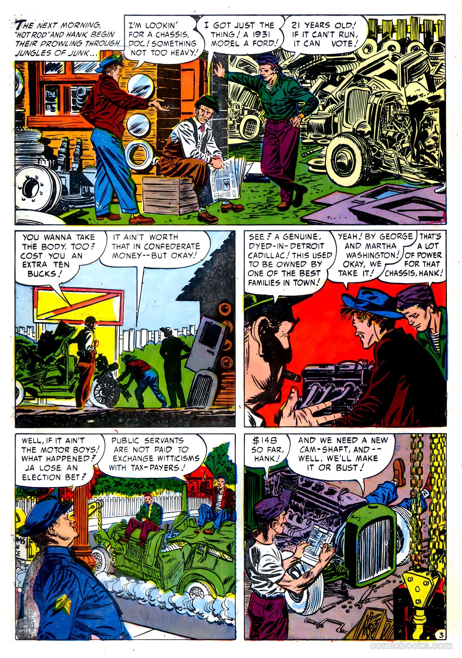 Hot Rod King #1 (1952) — page 20 of 36