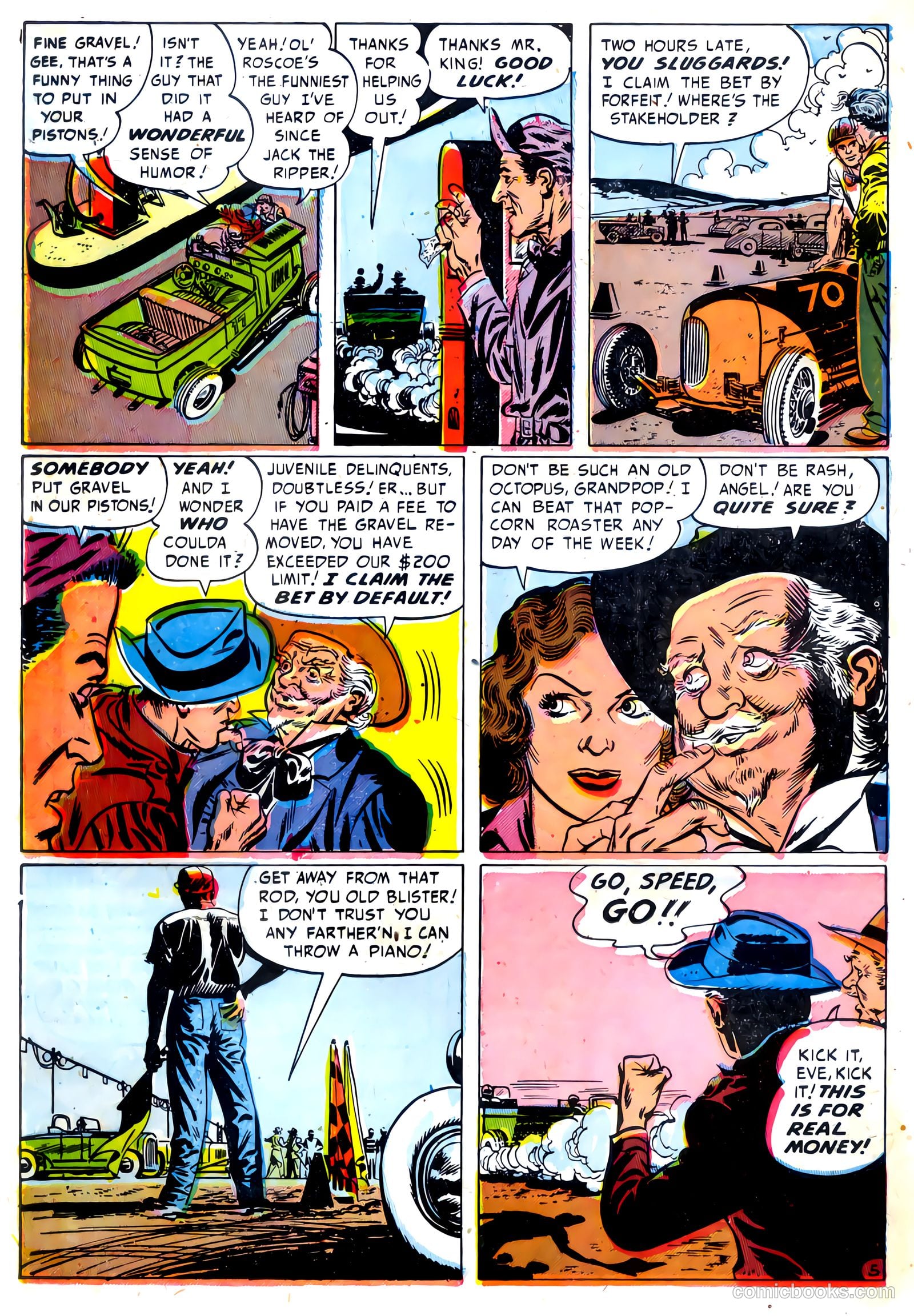 Hot Rod King #1 (1952) — page 22 of 36