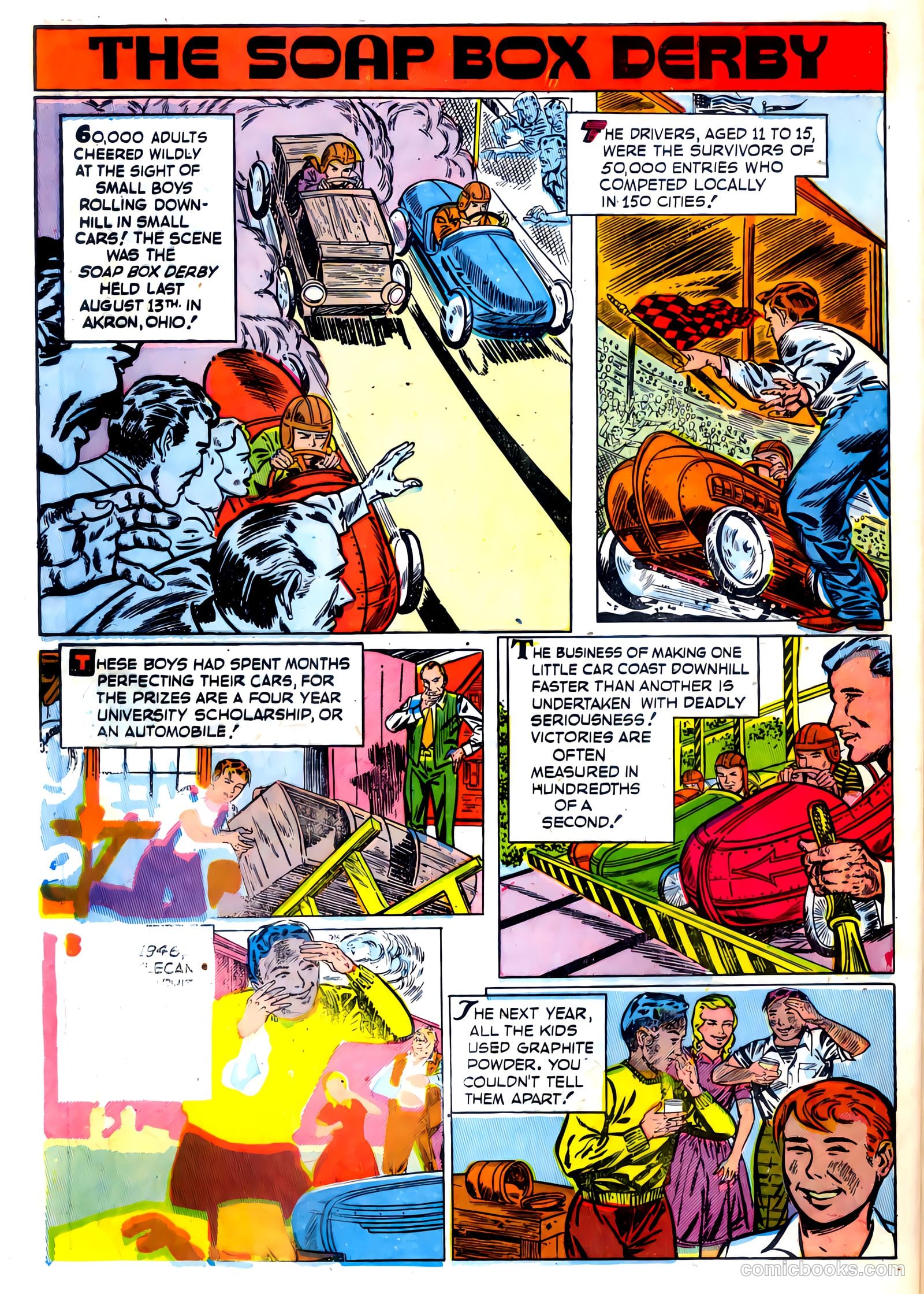 Hot Rod King #1 (1952) — page 32 of 36