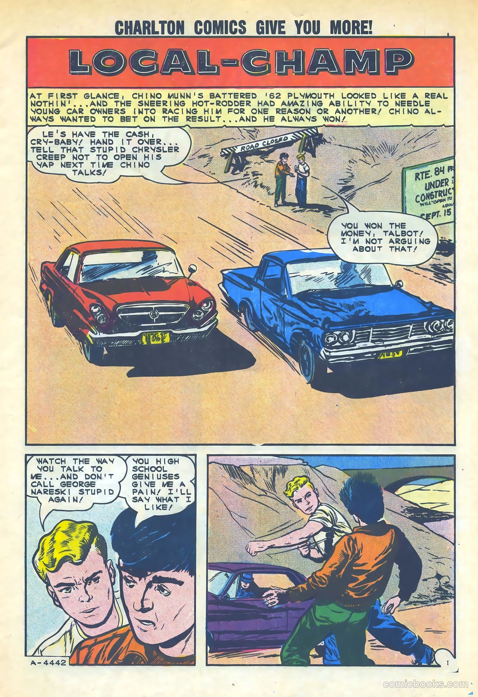 Hot Rod Racers #1 (1964) — page 3 of 36