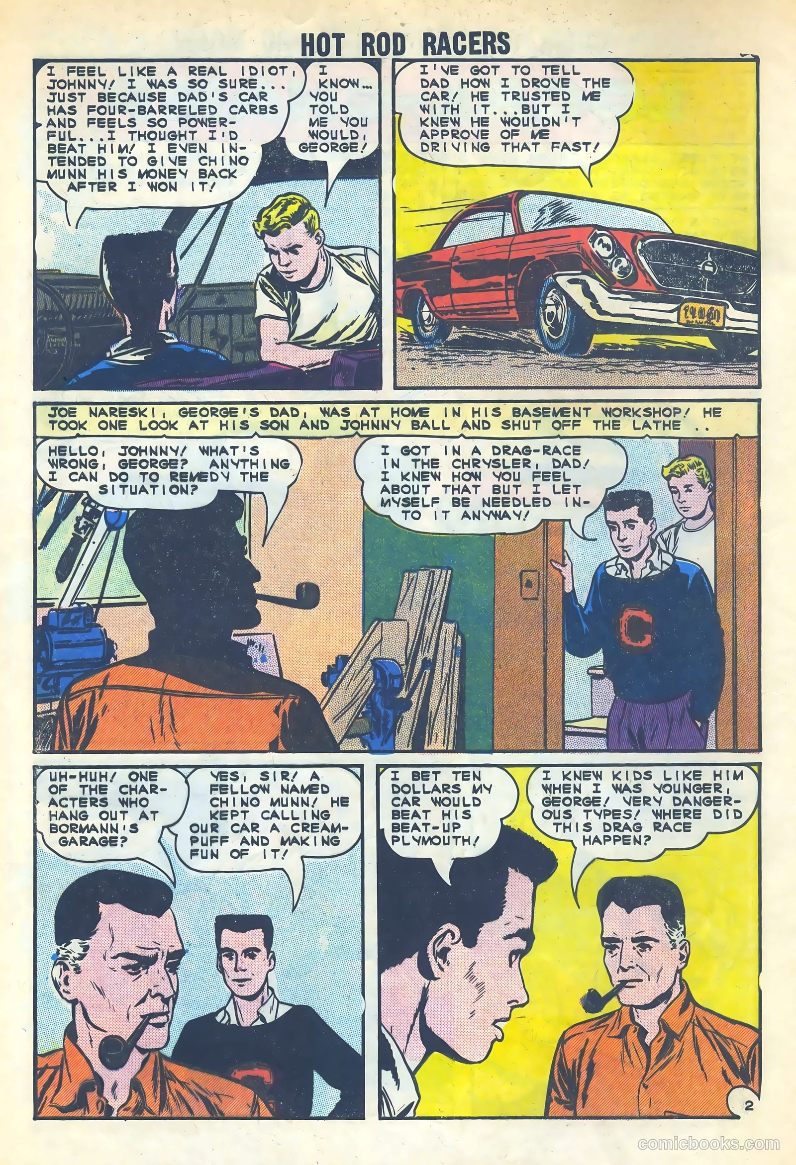Hot Rod Racers #1 (1964) — page 4 of 36