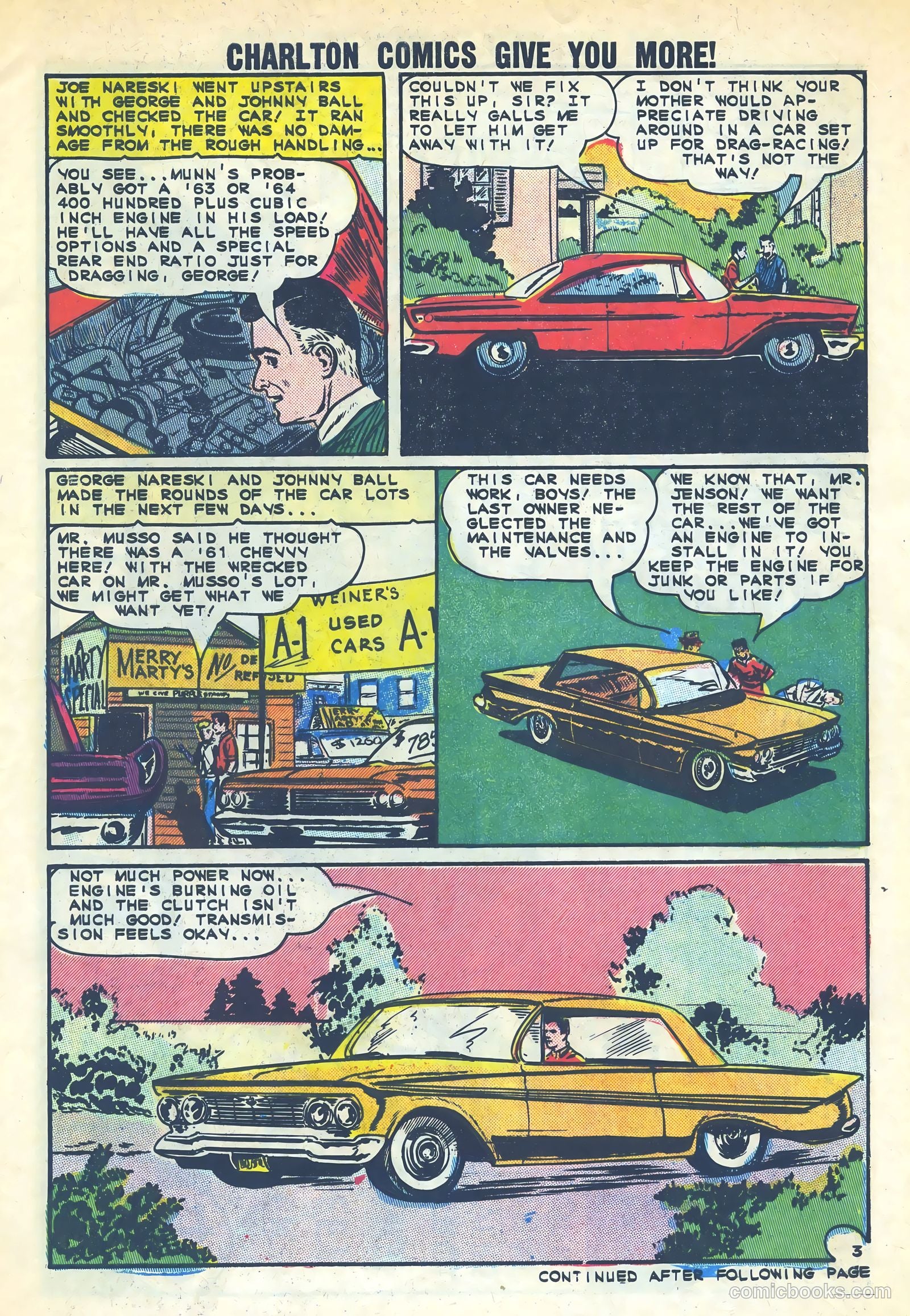 Hot Rod Racers #1 (1964) — page 5 of 36