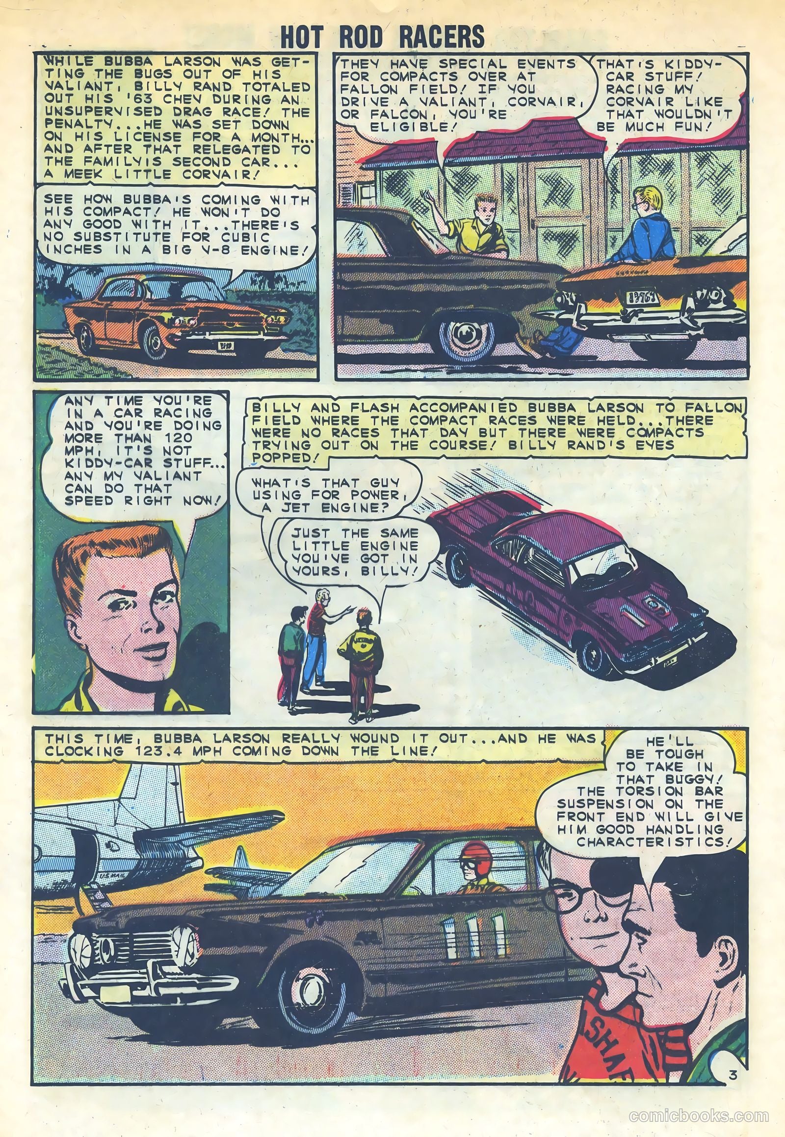 Hot Rod Racers #1 (1964) — page 12 of 36