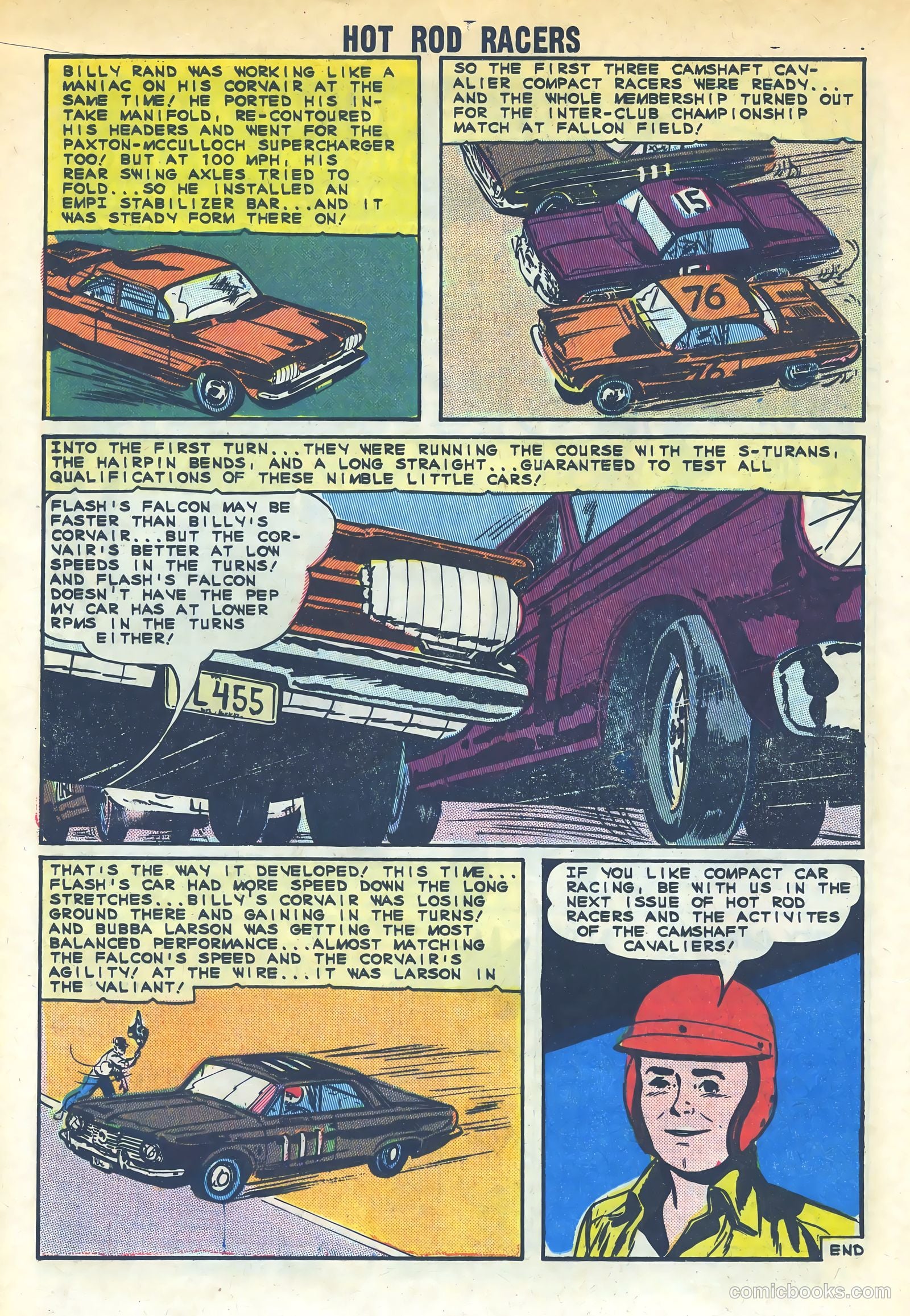 Hot Rod Racers #1 (1964) — page 16 of 36