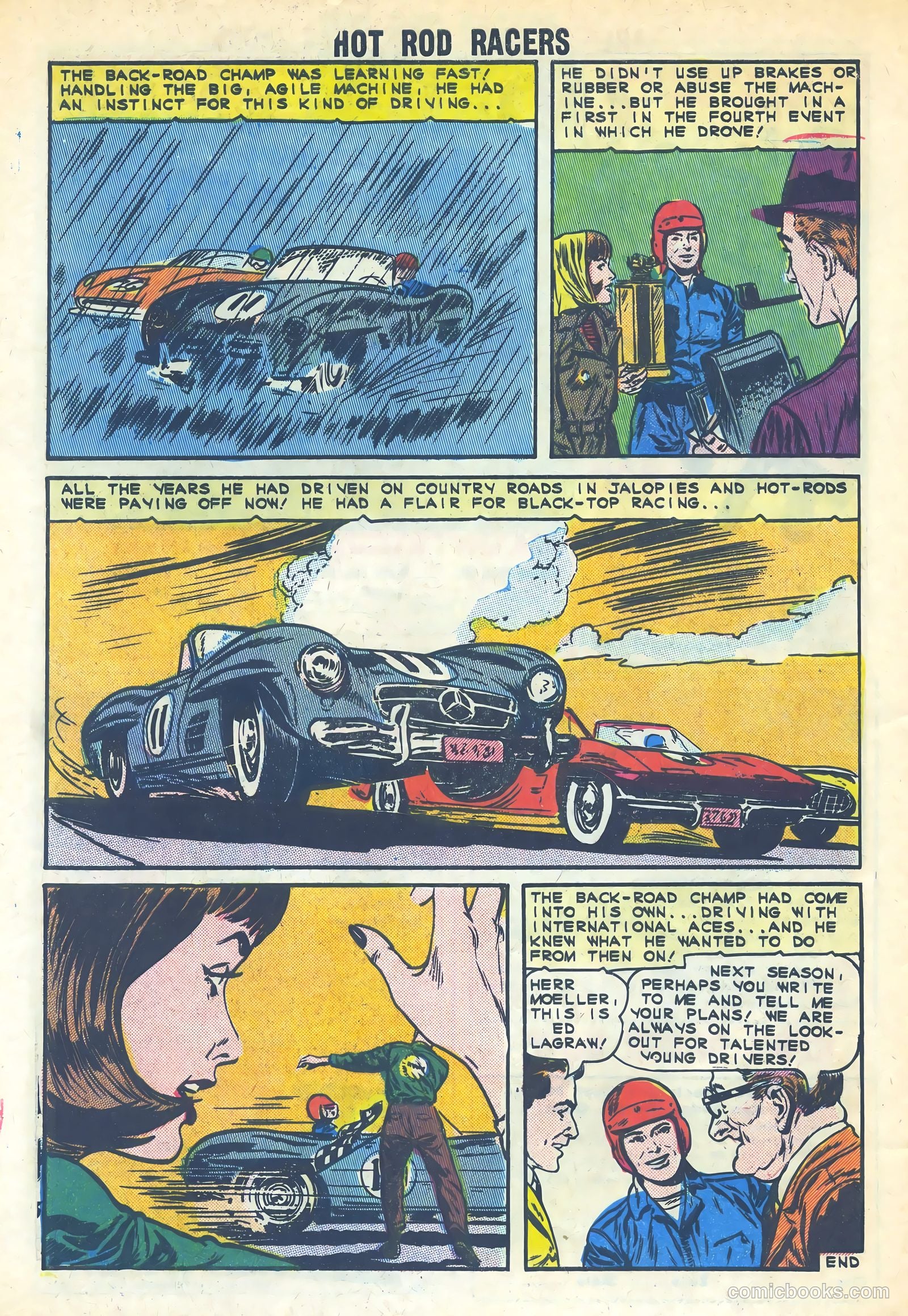 Hot Rod Racers #1 (1964) — page 32 of 36