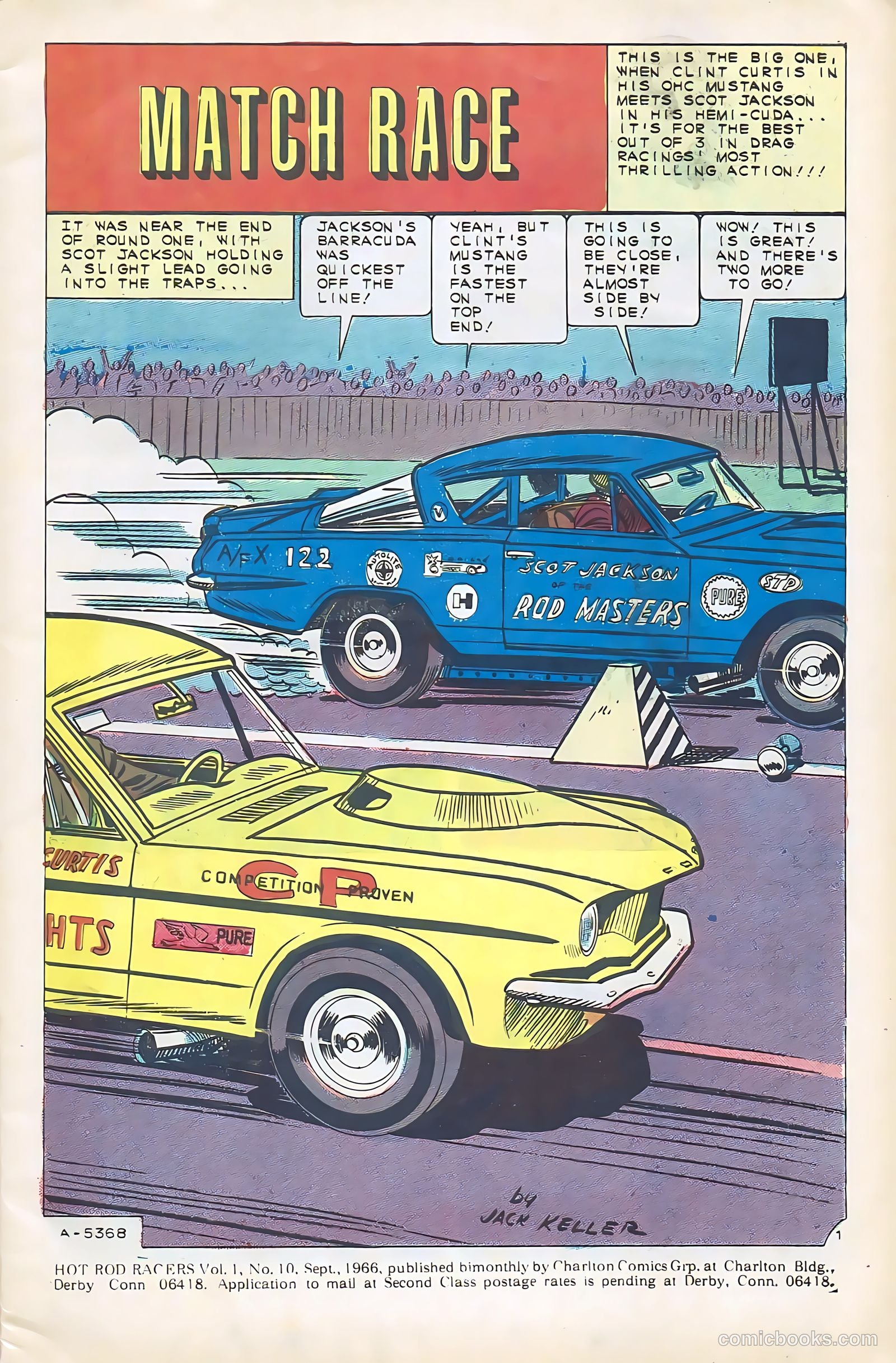 Hot Rod Racers #10 (1966) — page 3 of 36