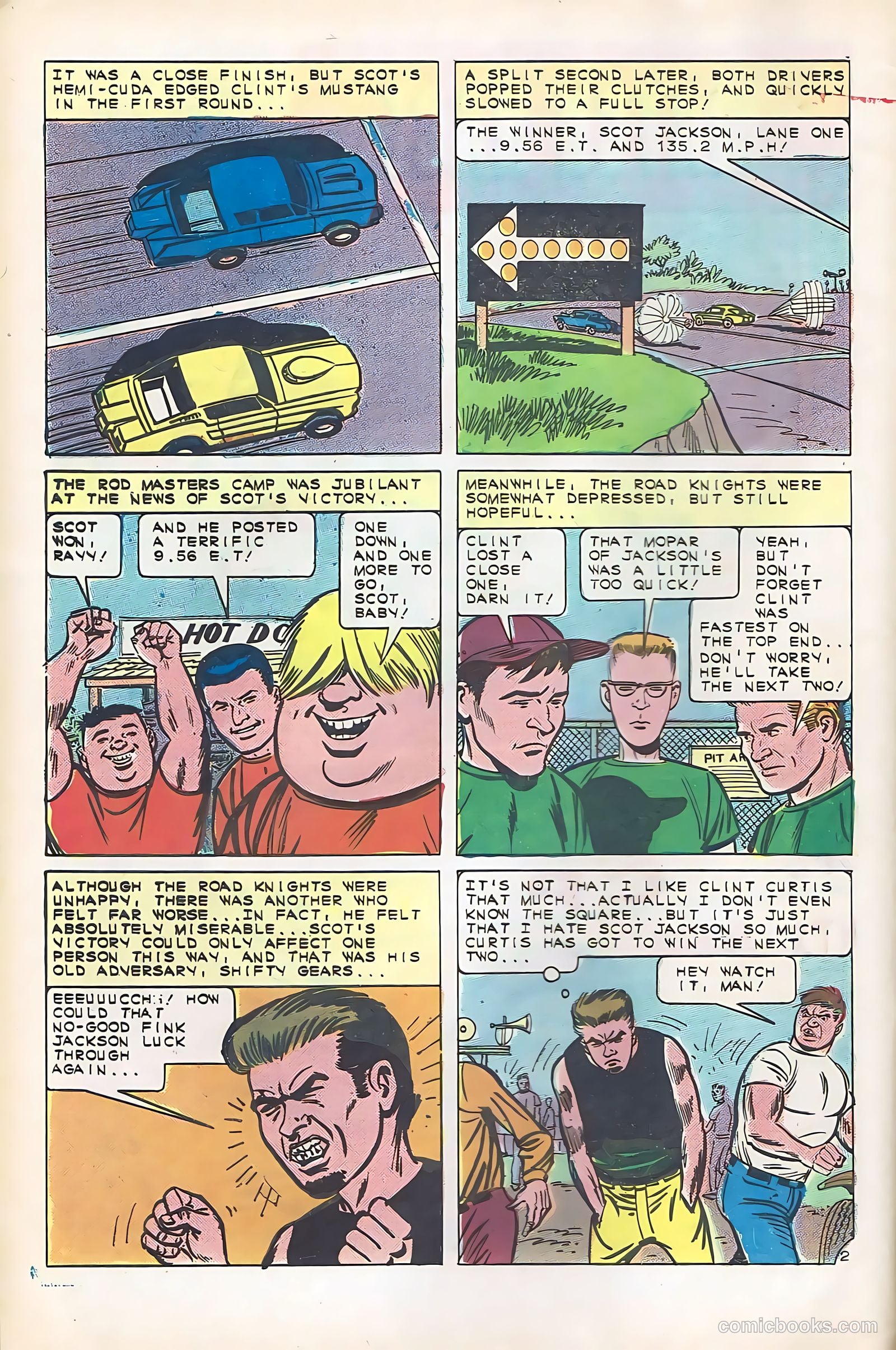 Hot Rod Racers #10 (1966) — page 4 of 36