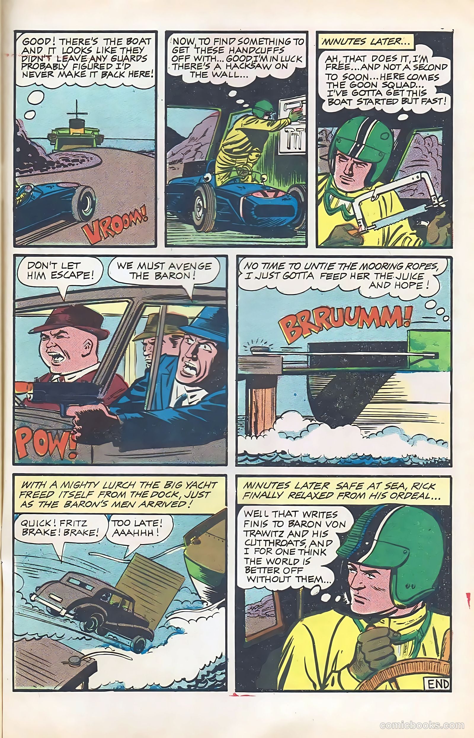 Hot Rod Racers #10 (1966) — page 33 of 36