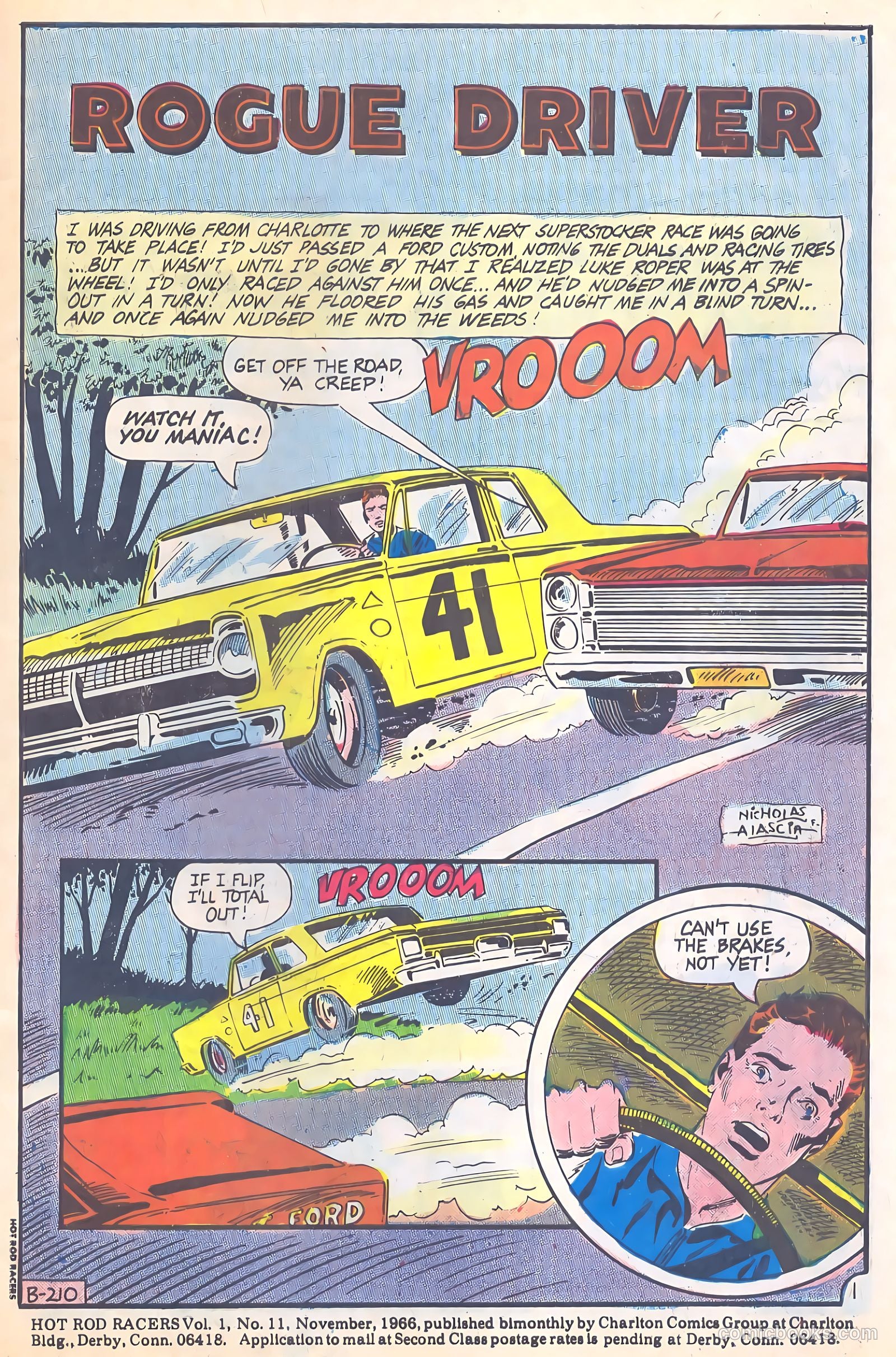 Hot Rod Racers #11 (1966) — page 3 of 36