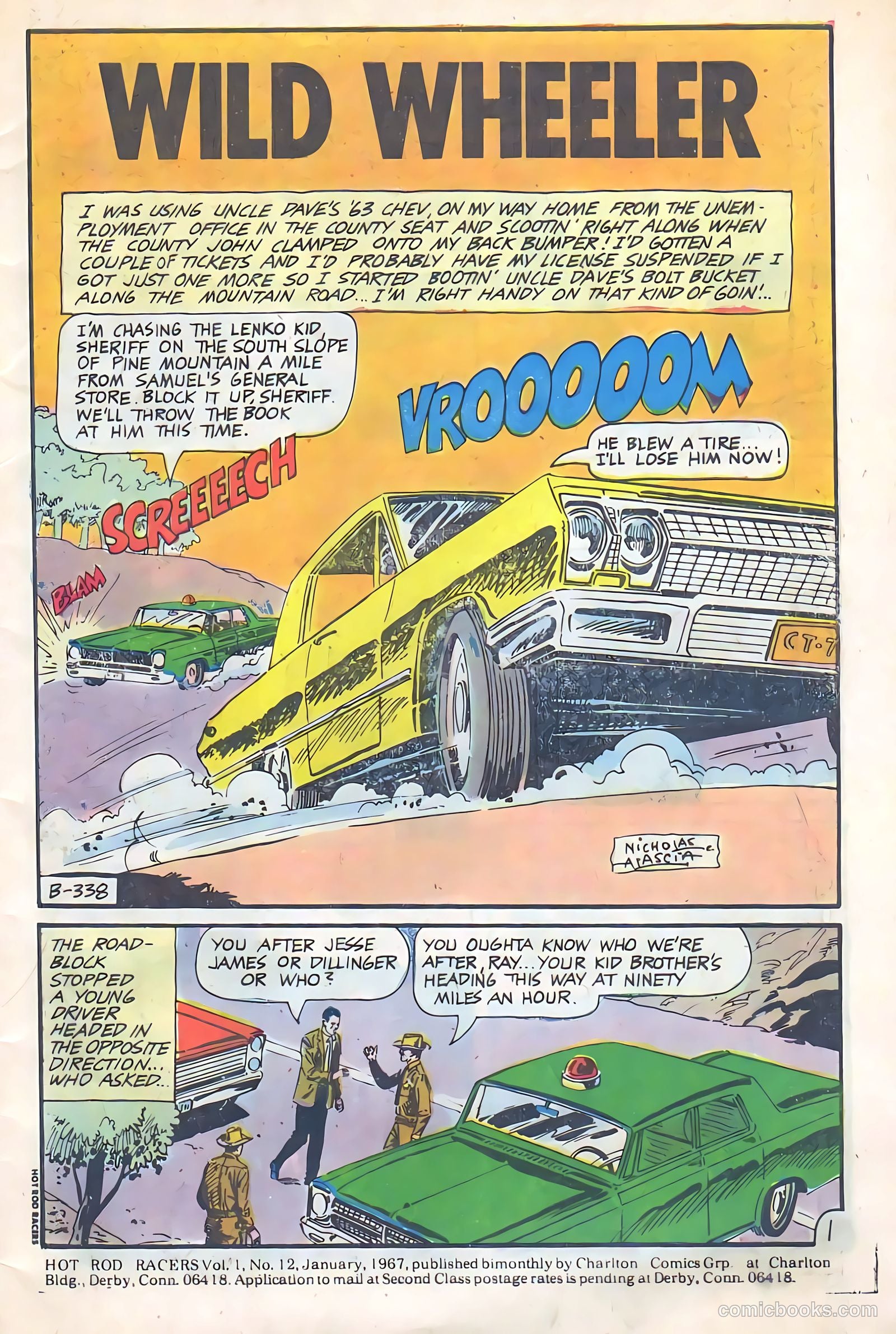 Hot Rod Racers #12 (1967) — page 3 of 36