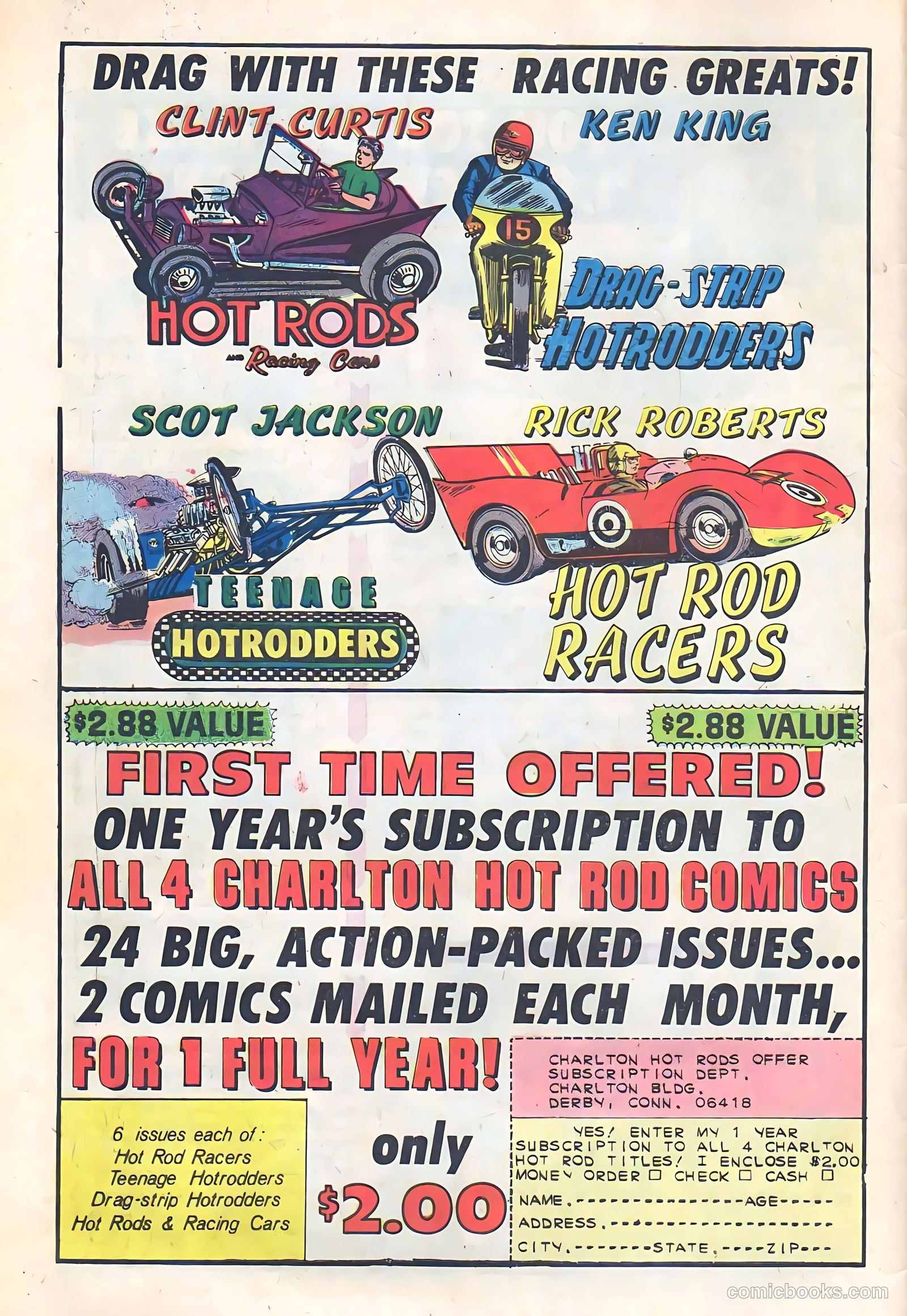 Hot Rod Racers #12 (1967) — page 8 of 36