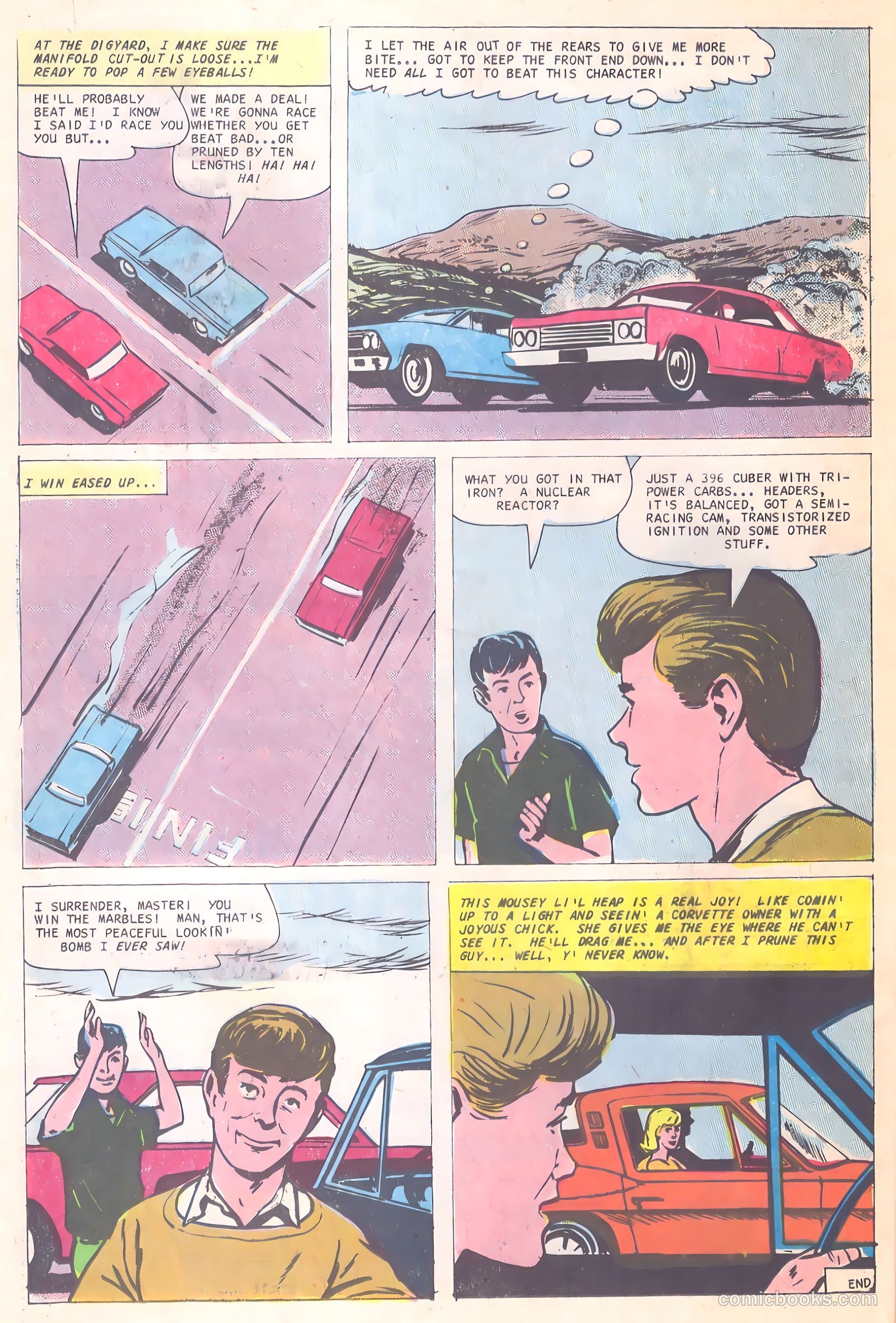 Hot Rod Racers #15 (1967) — page 22 of 36