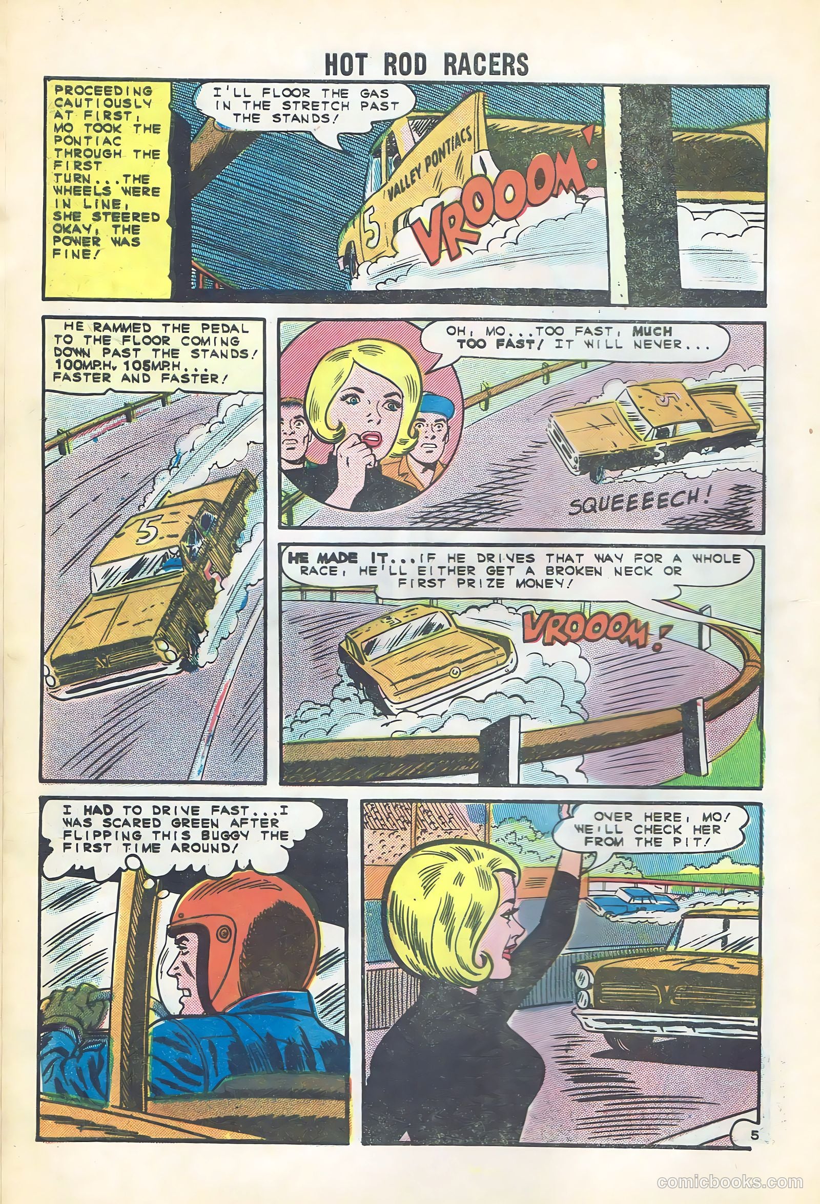 Hot Rod Racers #3 (1965) — page 8 of 36