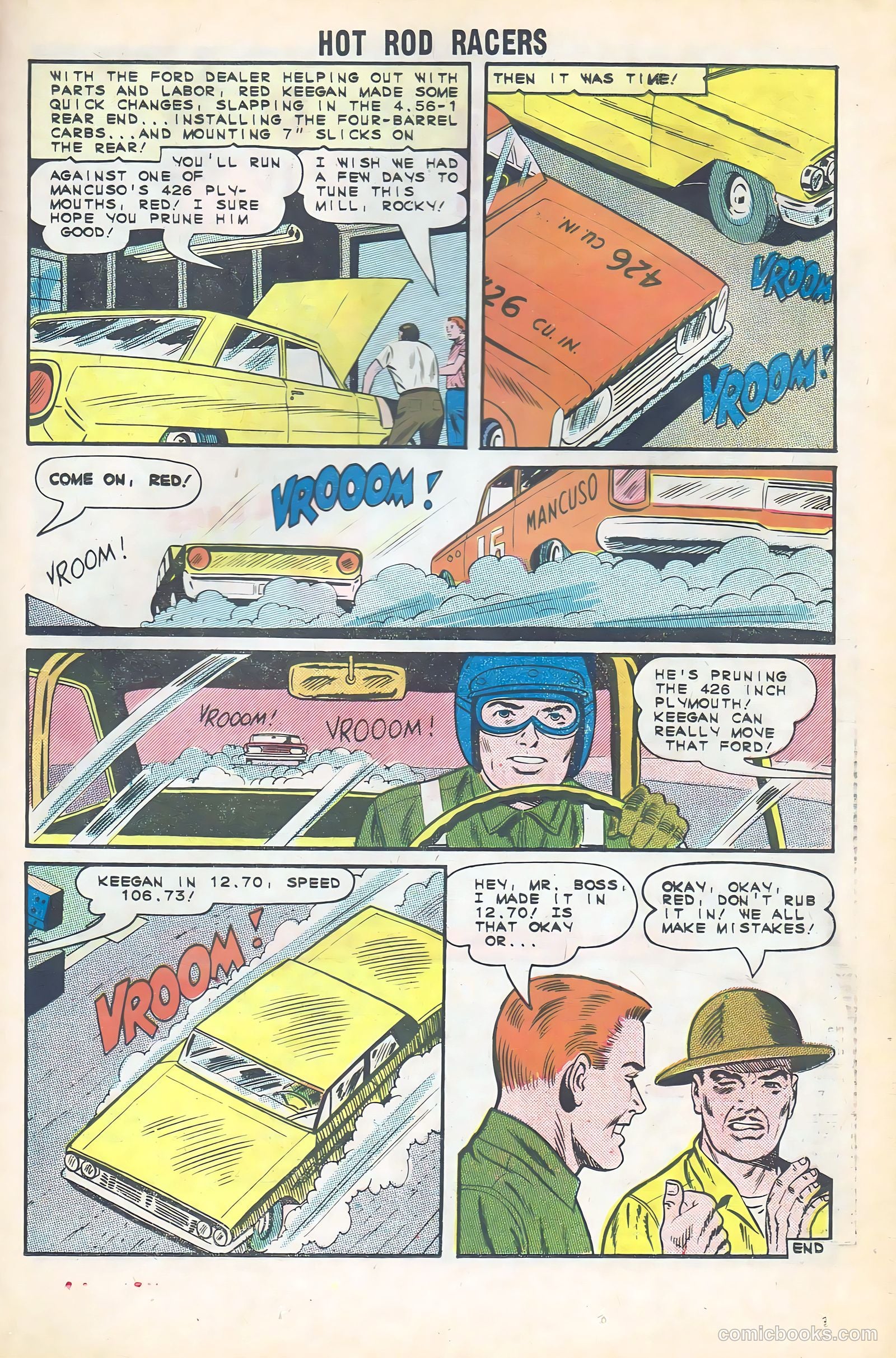 Hot Rod Racers #3 (1965) — page 23 of 36