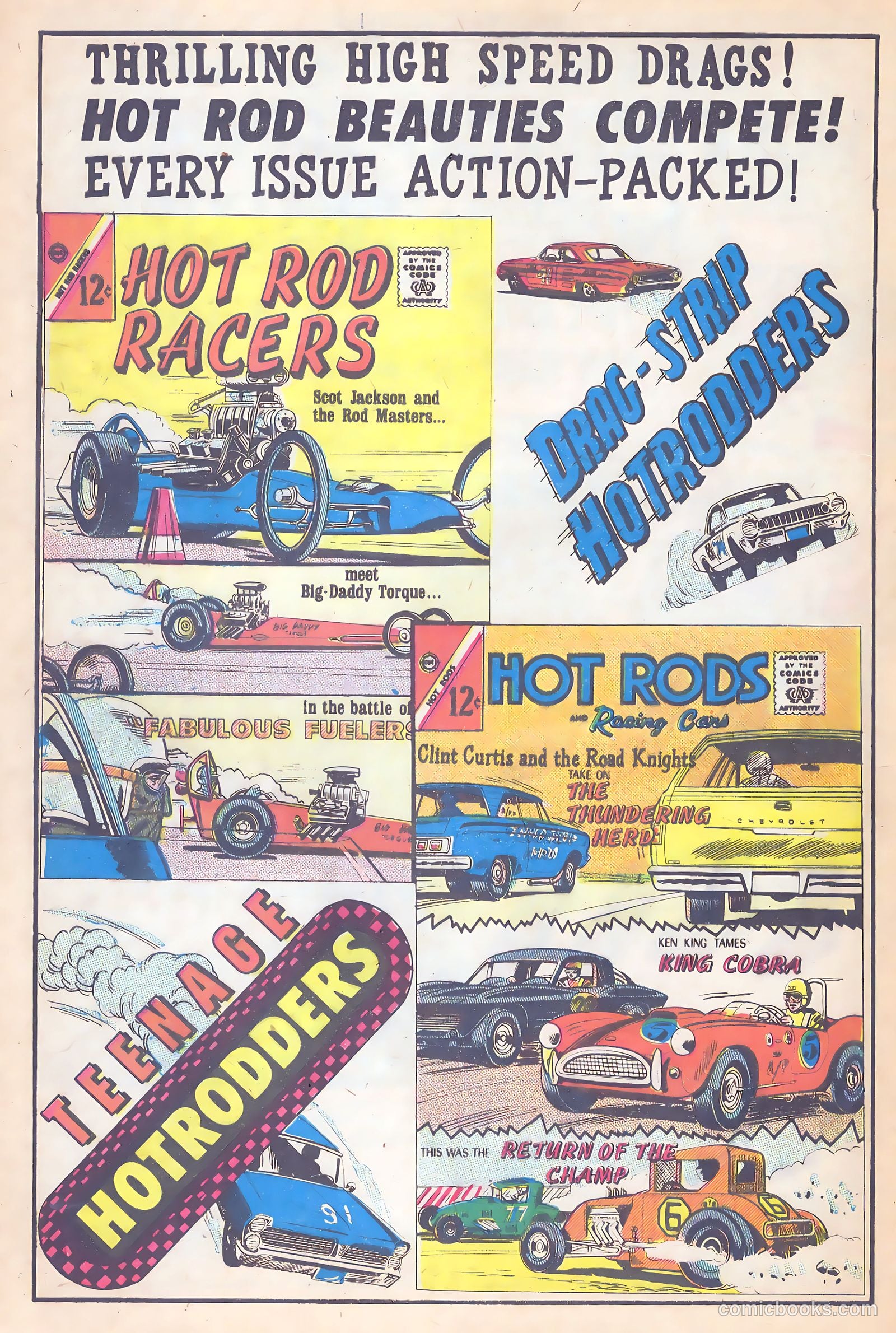 Hot Rod Racers #4 (1965) — page 9 of 37