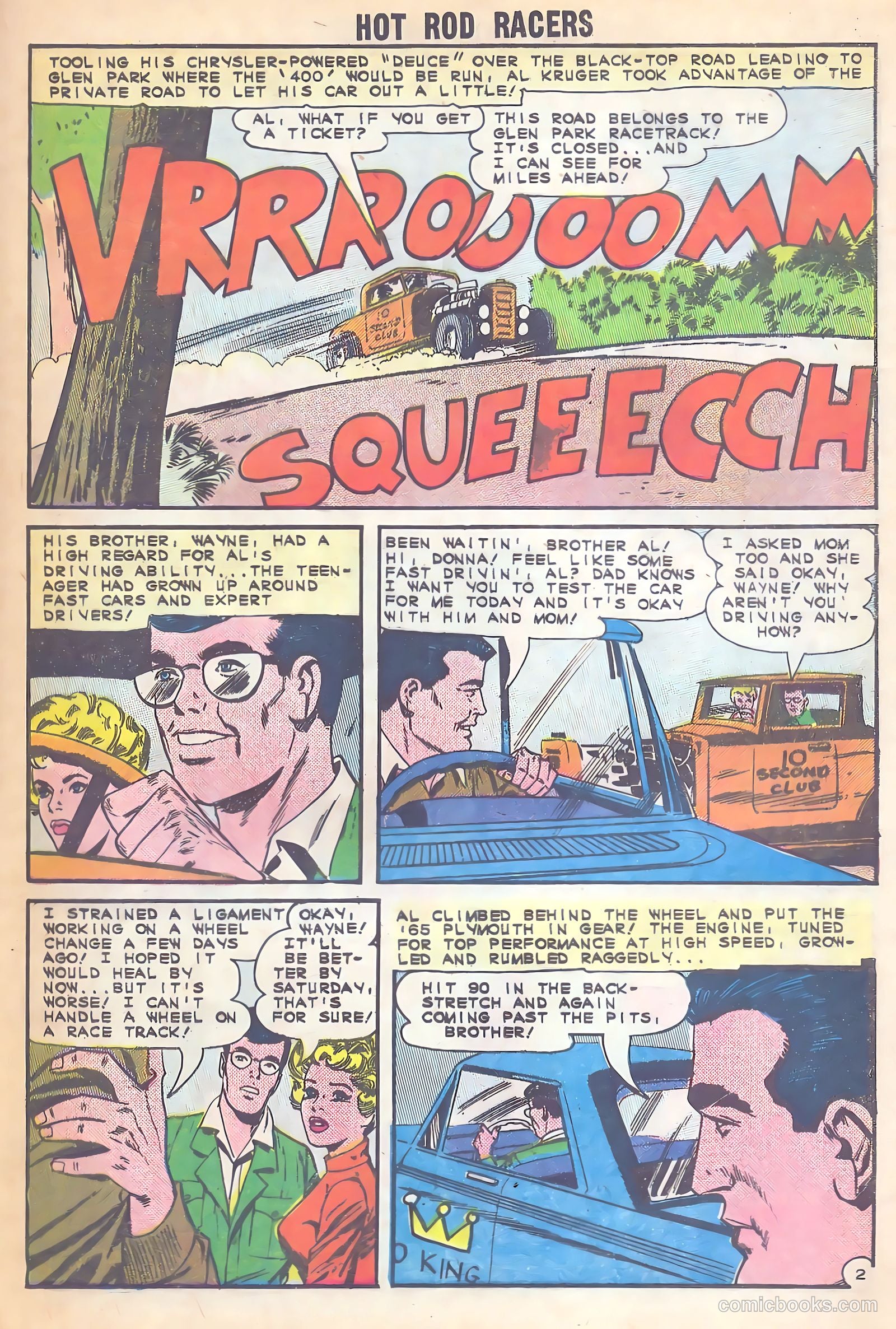 Hot Rod Racers #4 (1965) — page 22 of 37