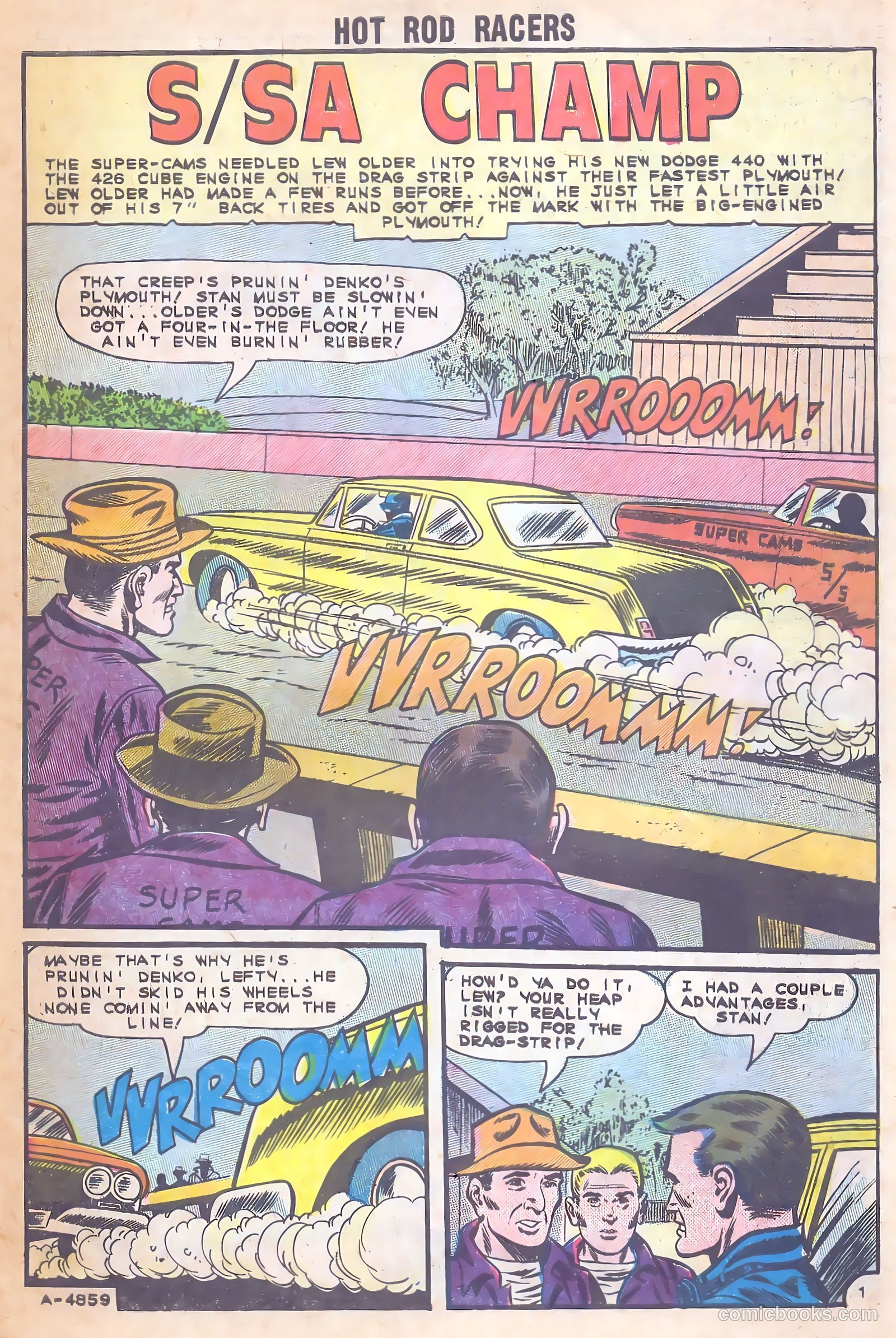 Hot Rod Racers #4 (1965) — page 28 of 37