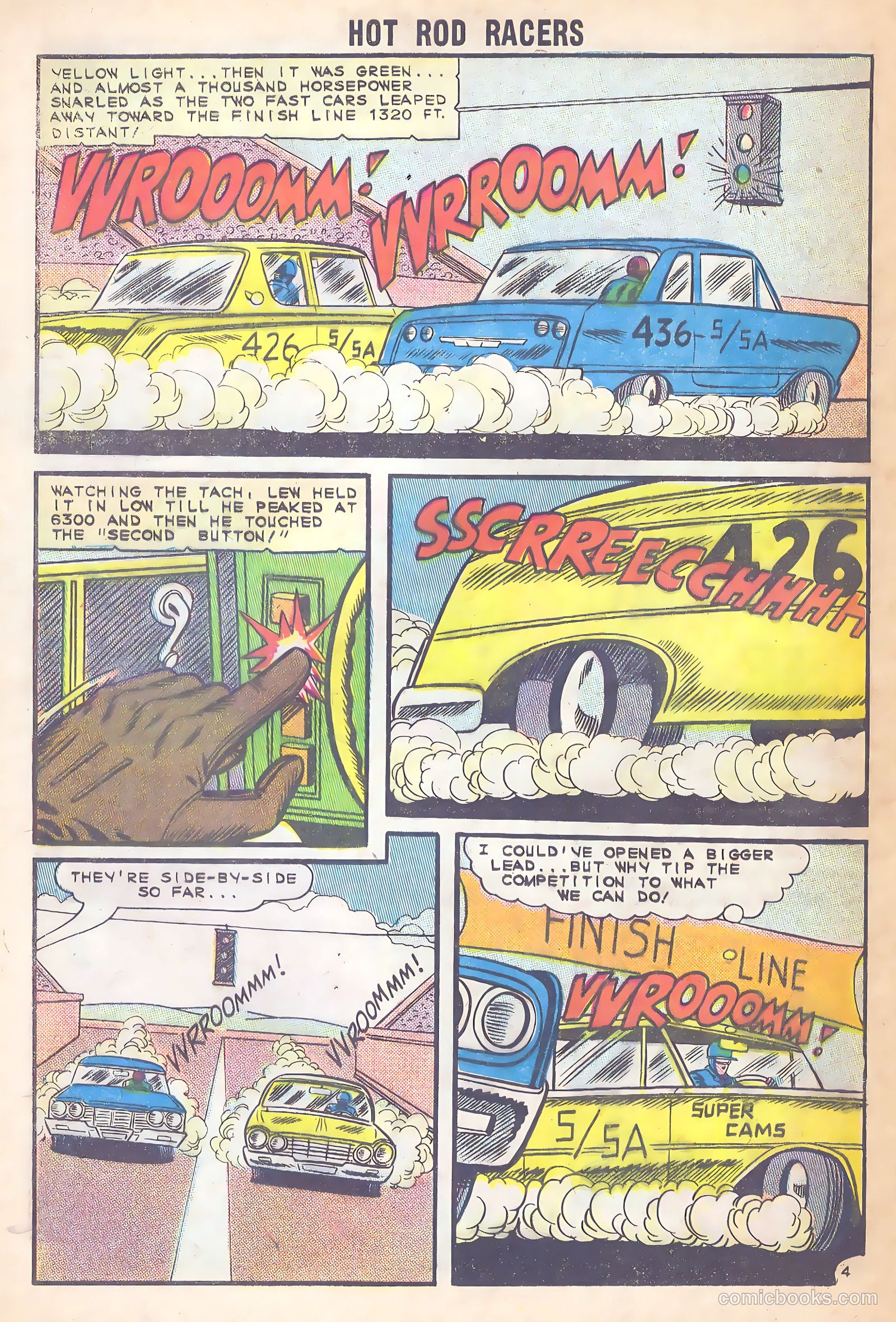 Hot Rod Racers #4 (1965) — page 33 of 37