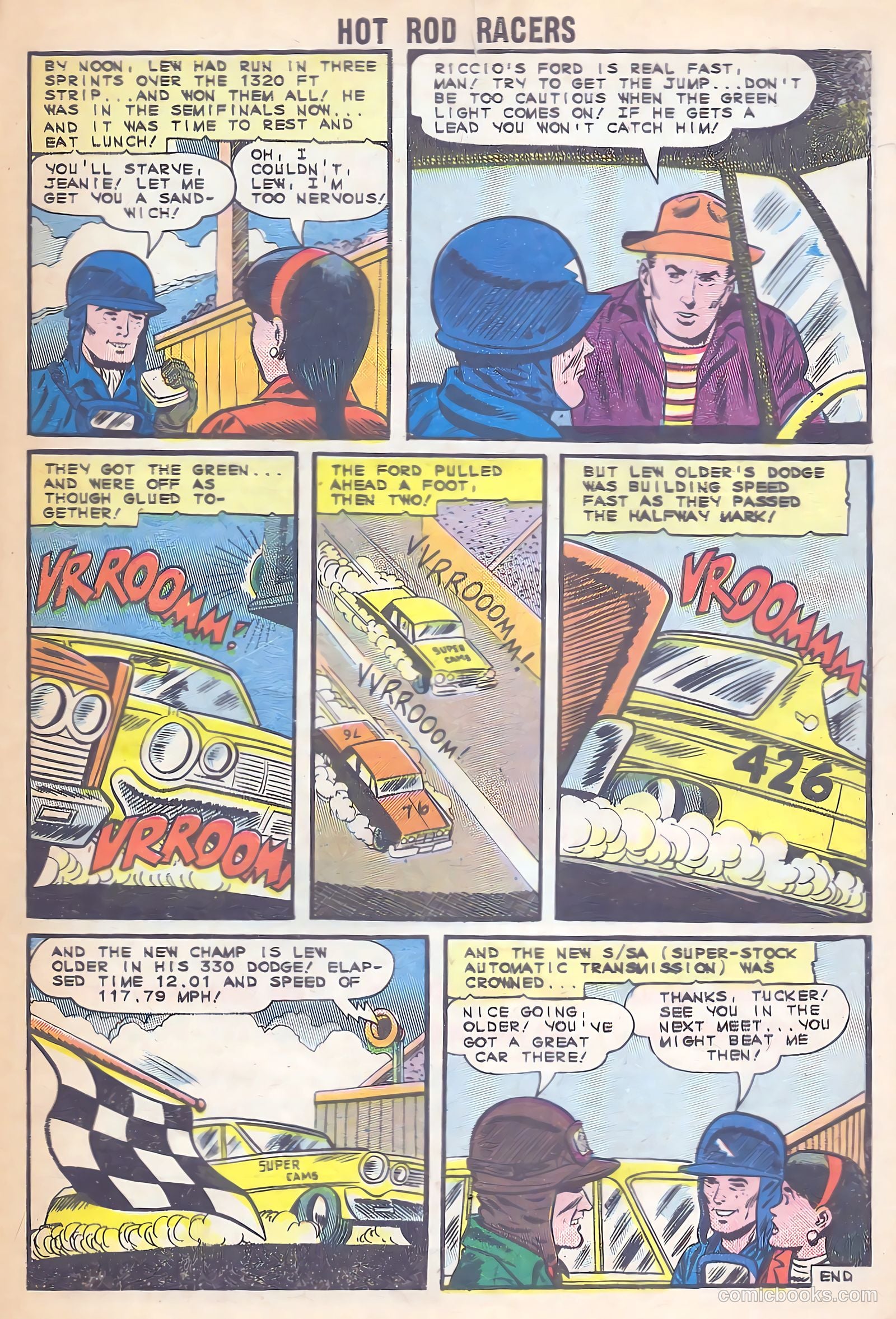 Hot Rod Racers #4 (1965) — page 34 of 37
