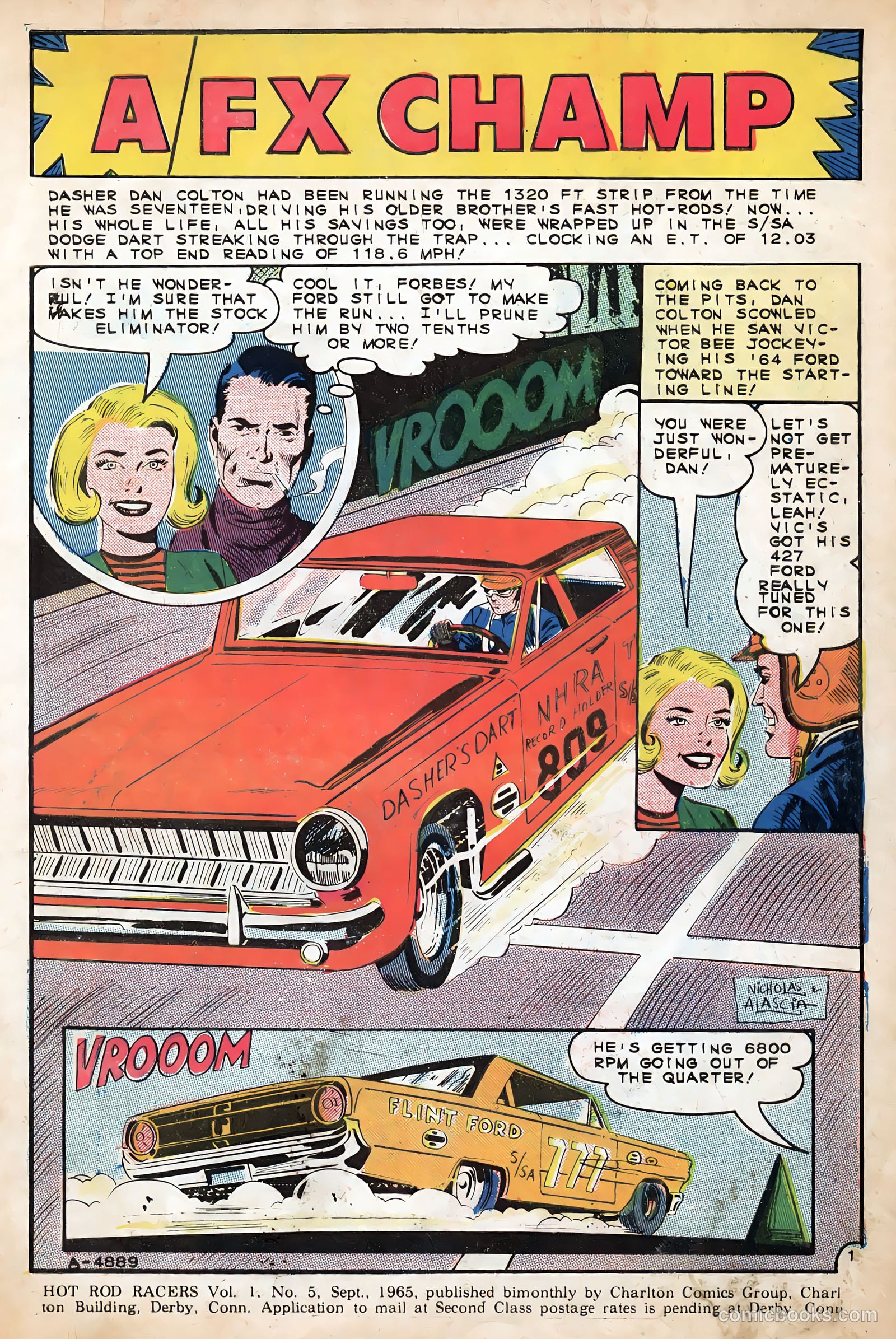 Hot Rod Racers #5 (1965) — page 3 of 37