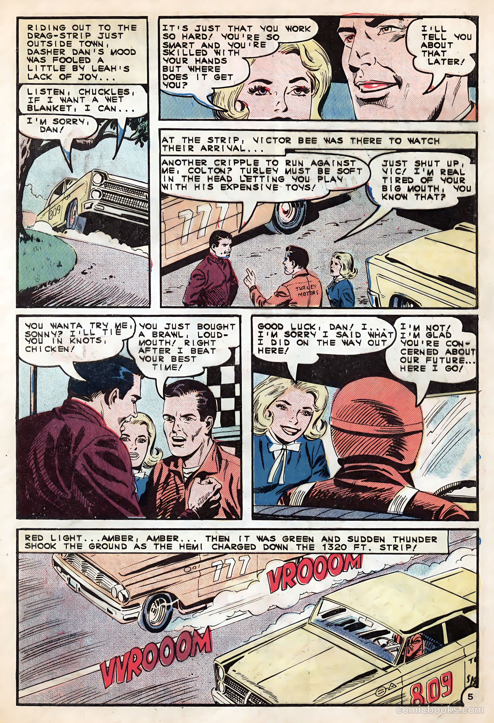 Hot Rod Racers #5 (1965) — page 9 of 37