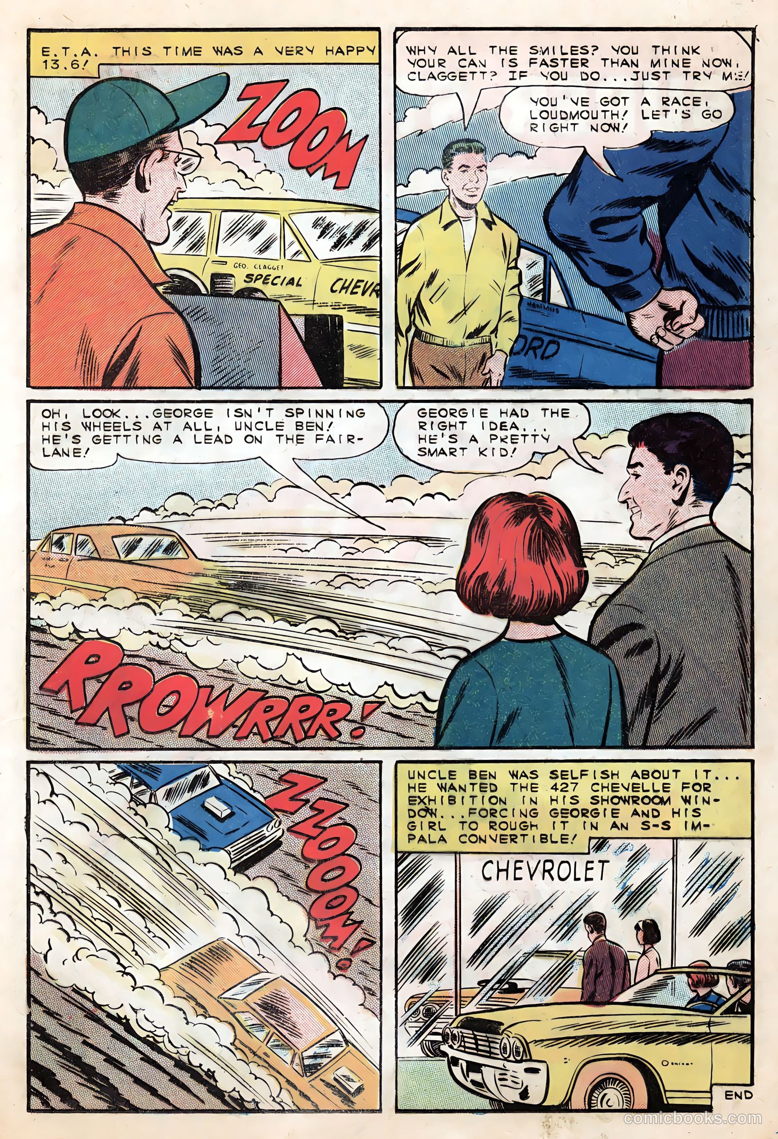 Hot Rod Racers #5 (1965) — page 17 of 37