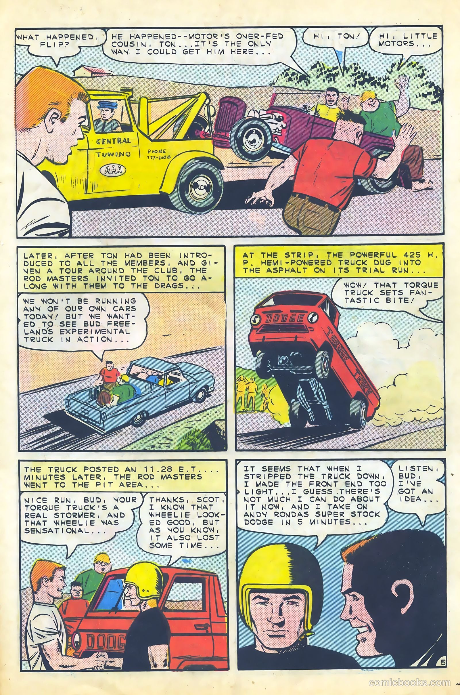 Hot Rod Racers #6 (1965) — page 9 of 36
