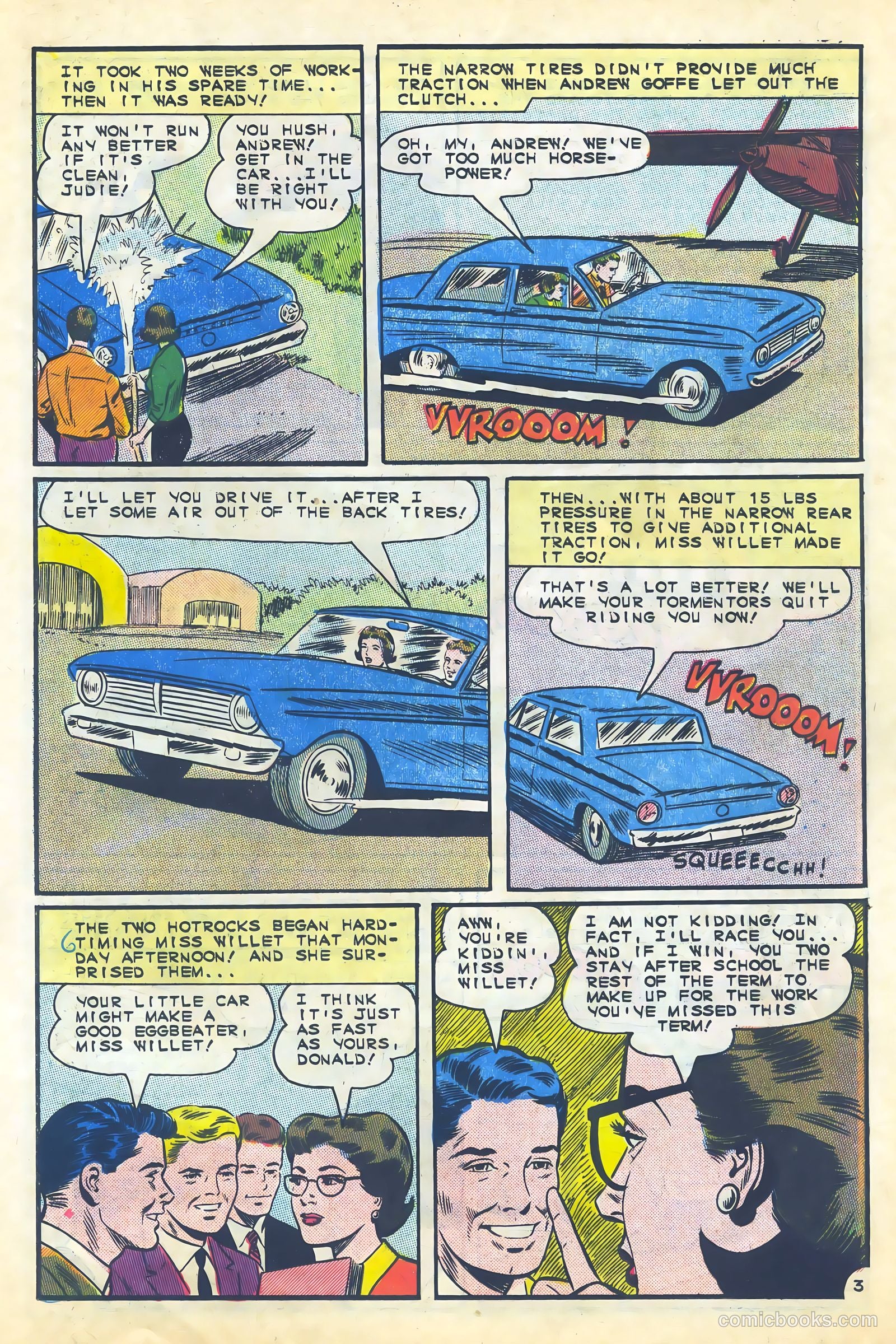 Hot Rod Racers #6 (1965) — page 15 of 36