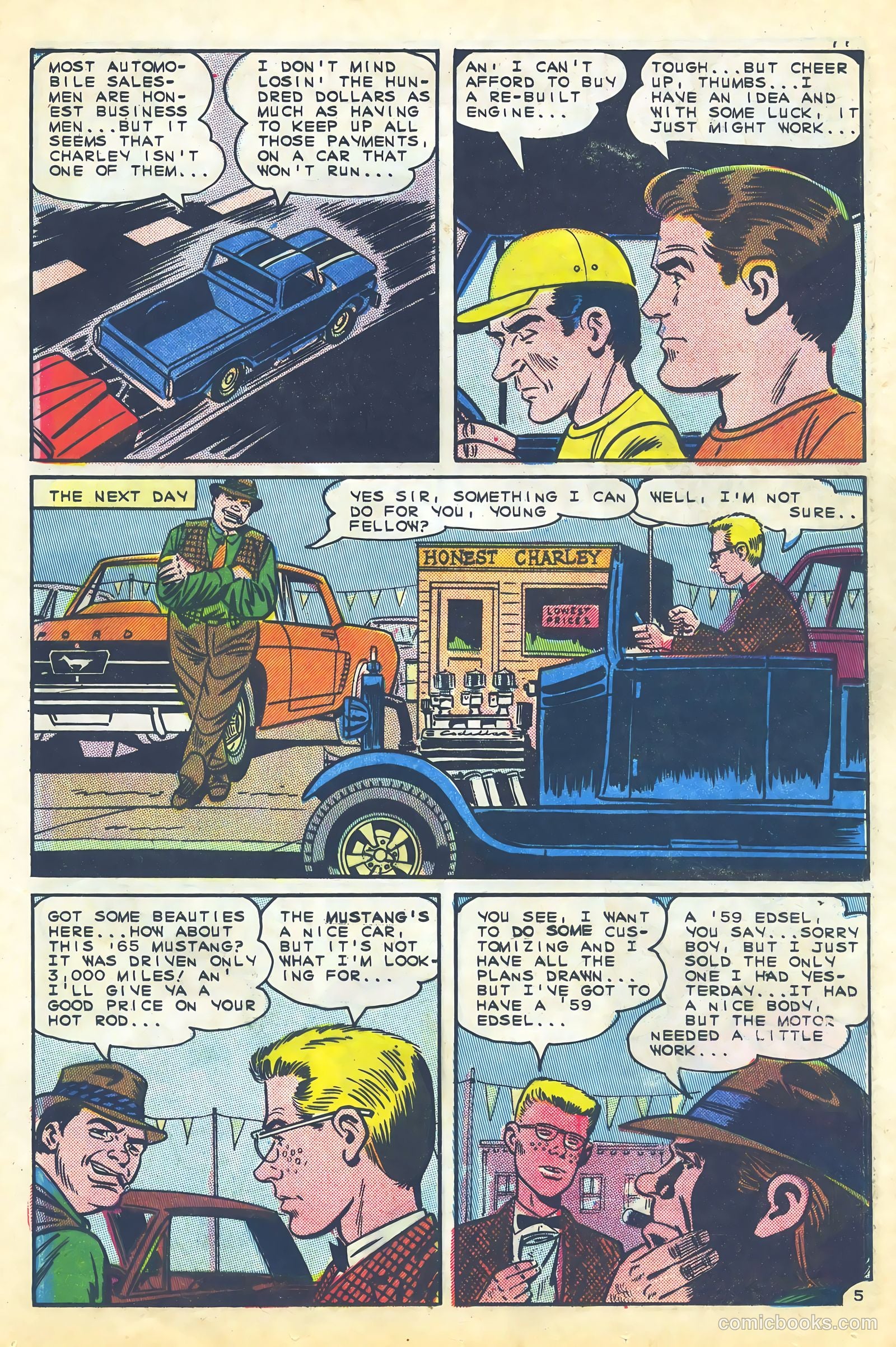 Hot Rod Racers #6 (1965) — page 21 of 36
