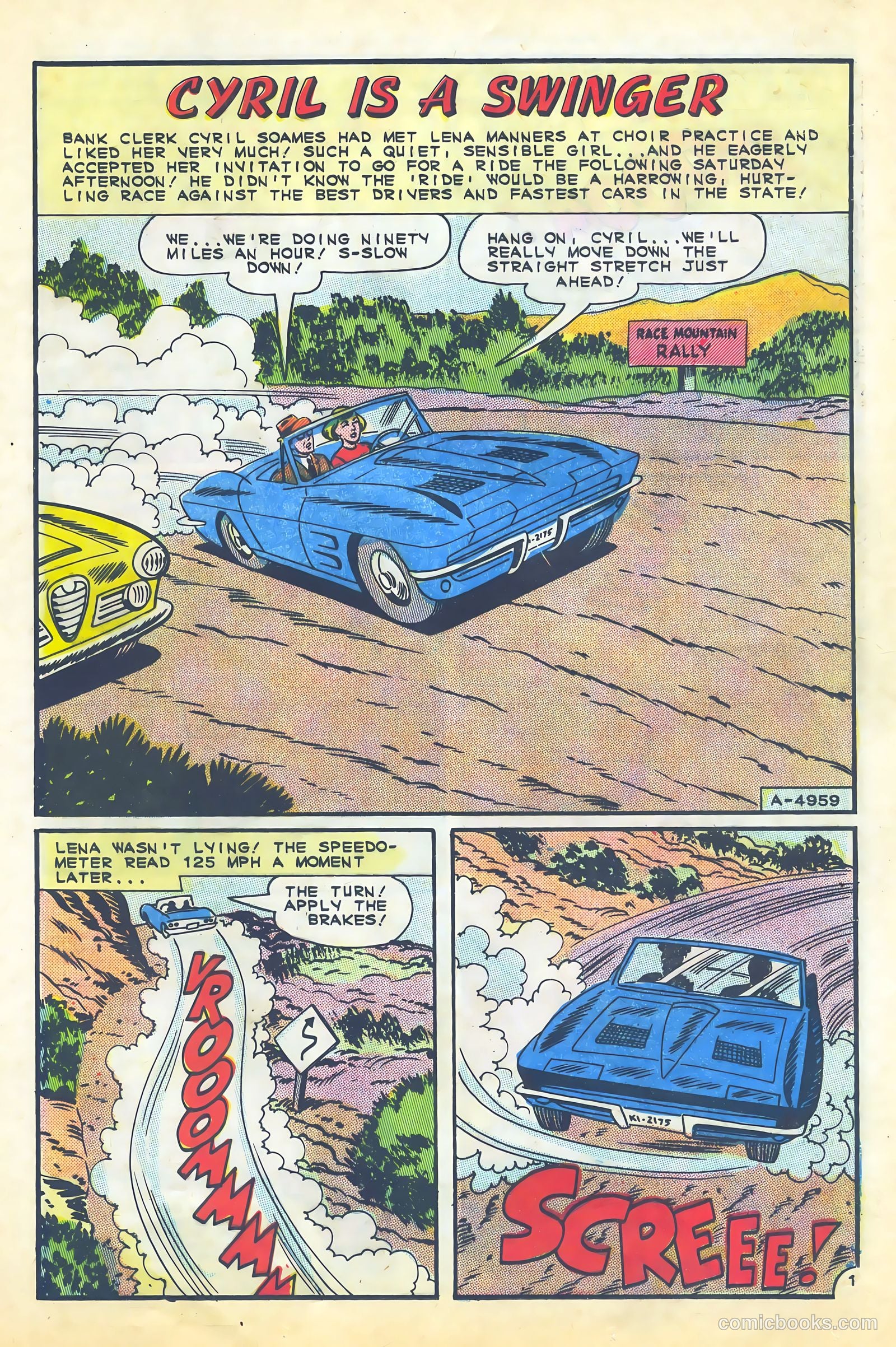 Hot Rod Racers #6 (1965) — page 25 of 36