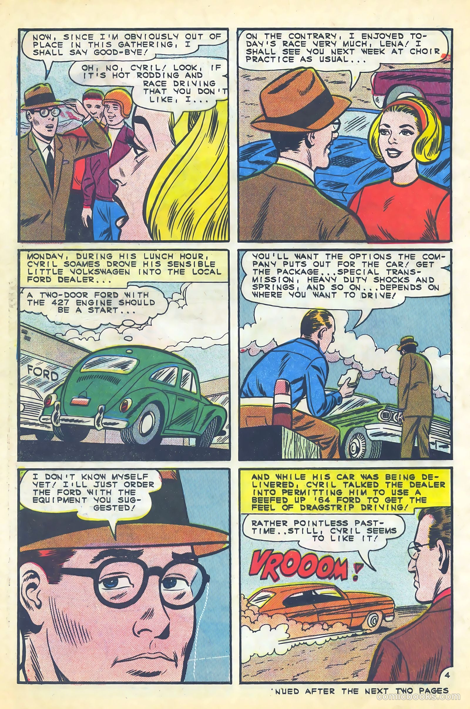 Hot Rod Racers #6 (1965) — page 28 of 36