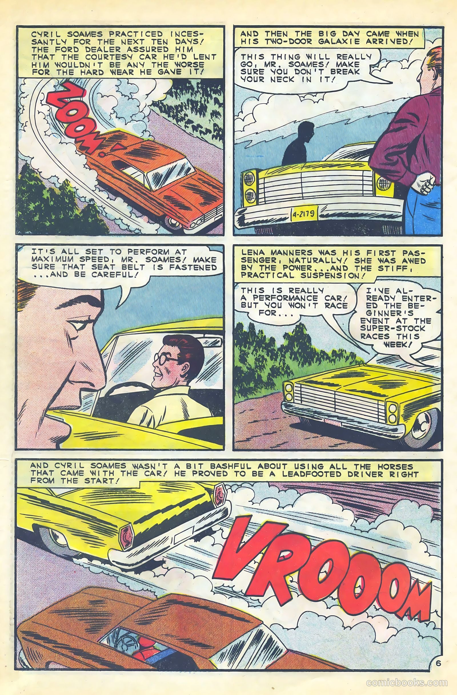 Hot Rod Racers #6 (1965) — page 32 of 36