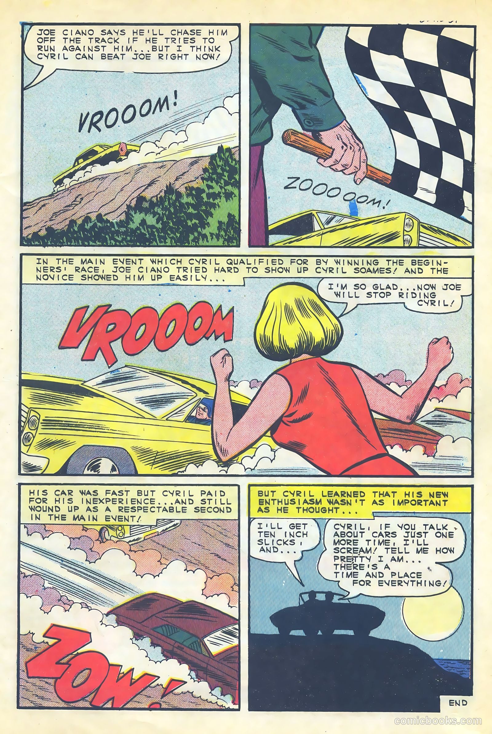 Hot Rod Racers #6 (1965) — page 33 of 36